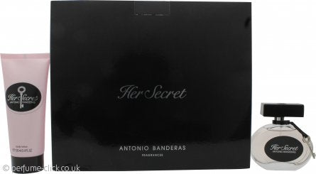 Antonio Banderas Her Secret Geschenkset 50ml EDT +  100ml Bodylotion