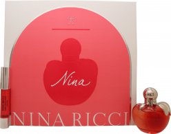 Nina Ricci Nina Geschenkset 50ml EDT + 2.5g Its  Lipstick - Iconic Pink