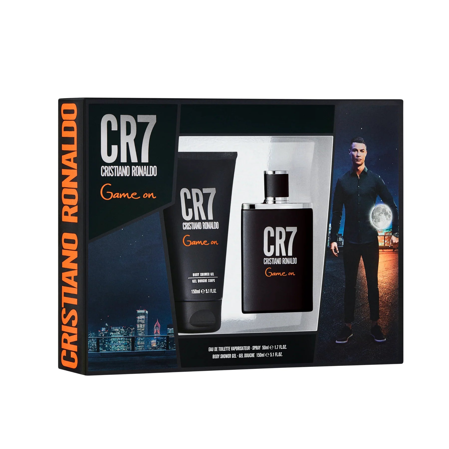 Cristiano Ronaldo CR7 Game On Geschenkset 50ml  EDT Spray + 150ml Douchegel