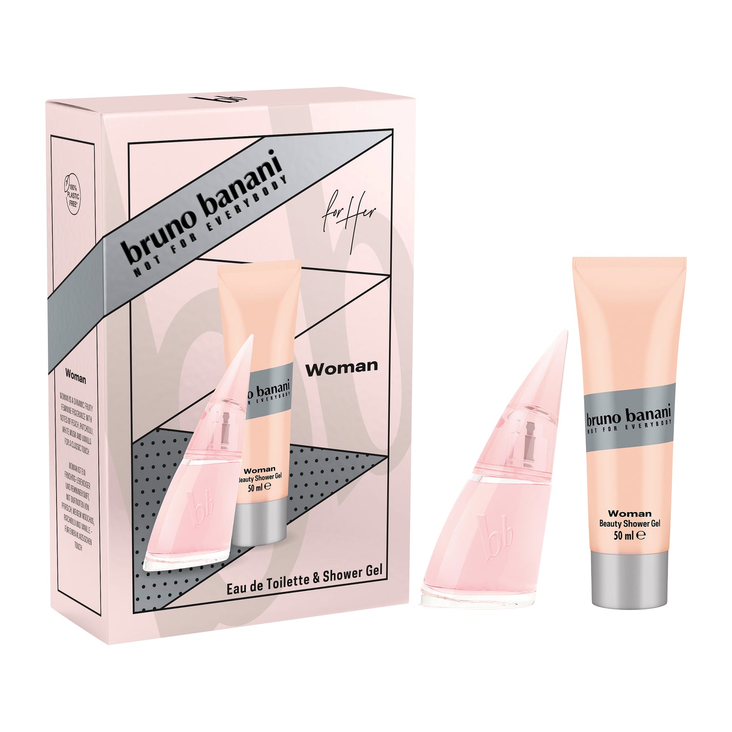 Bruno Banani Pure Woman Geschenkset 30ml EDT +  50ml Douchegel