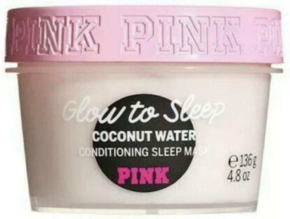 Victoria's Secret Pink Glow To Sleep Coconut Water Conditioning Slaapmasker 135ml