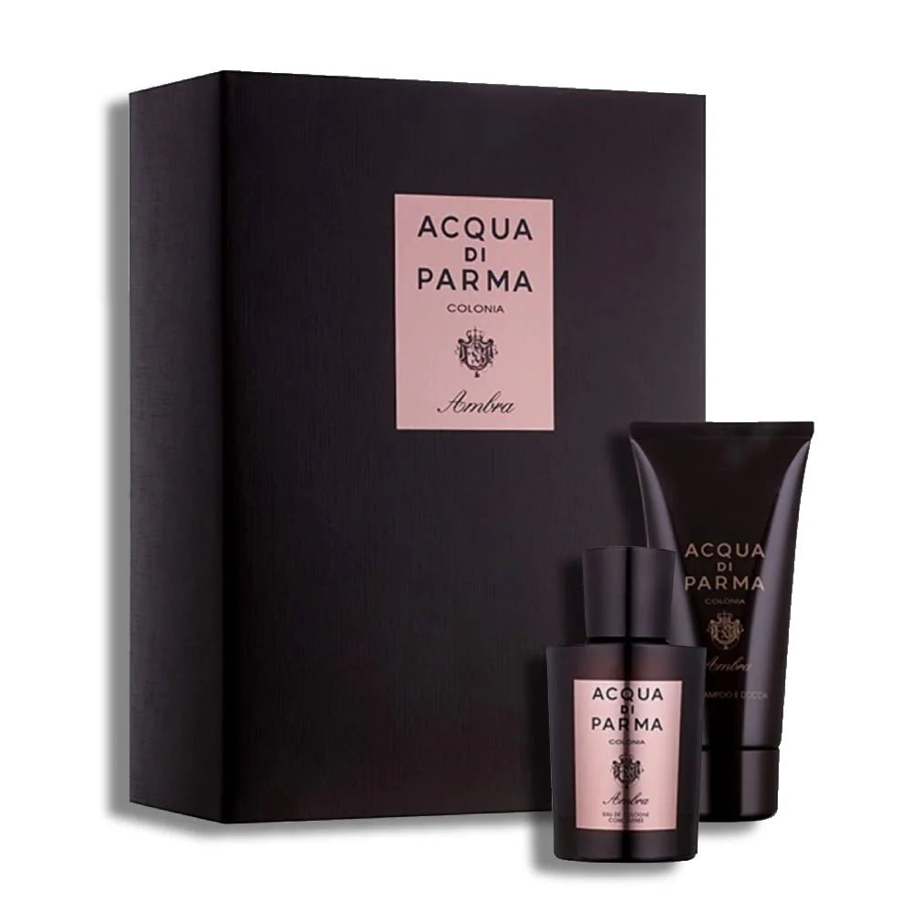 Acqua di Parma Colonia Ambra Geschenkset 100ml  EDC + 75ml Douchegel