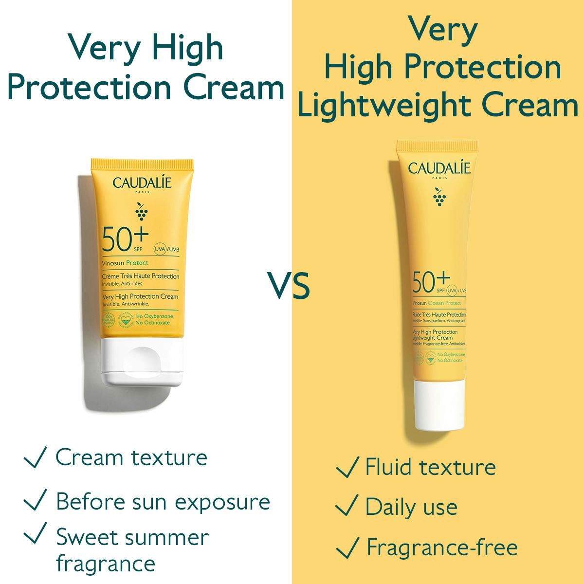 Caudalie Vinosun Protect High Protection Cream SPF50  50ml