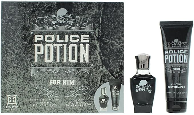 Police Potion for Him Geschenkset 30ml EDP + 100ml  Douchegel