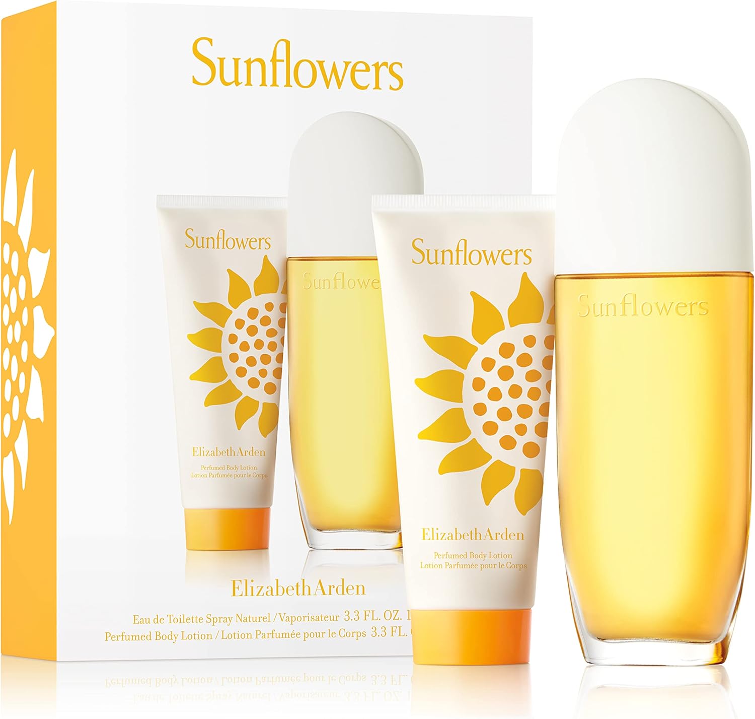 Elizabeth Arden Sunflowers Geschenkset 100ml EDT +  100ml Body Lotion