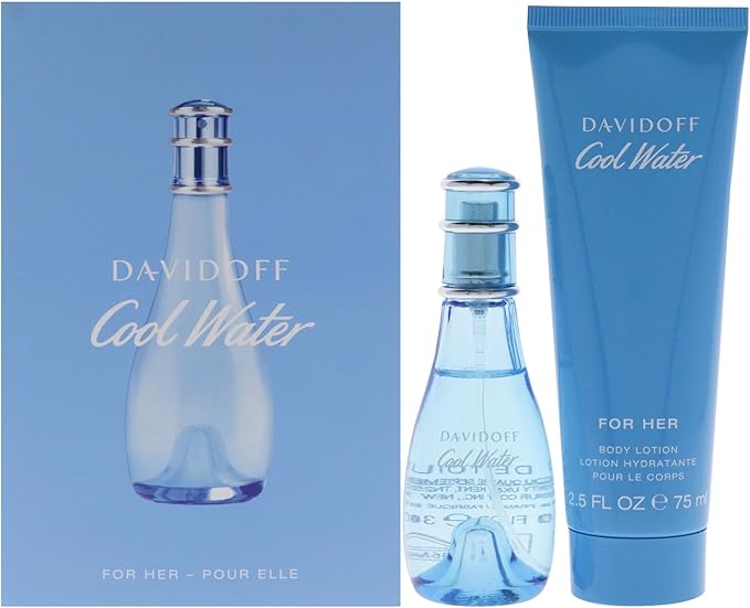 Davidoff Cool Water Geschenkset 30ml EDT + 75ml  Bodylotion