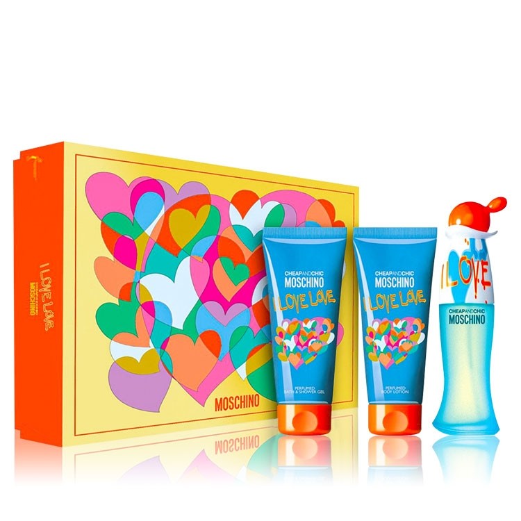 Moschino Cheap & Chic I Love Love Geschenkset 30ml  EDT + 50ml Body Lotion