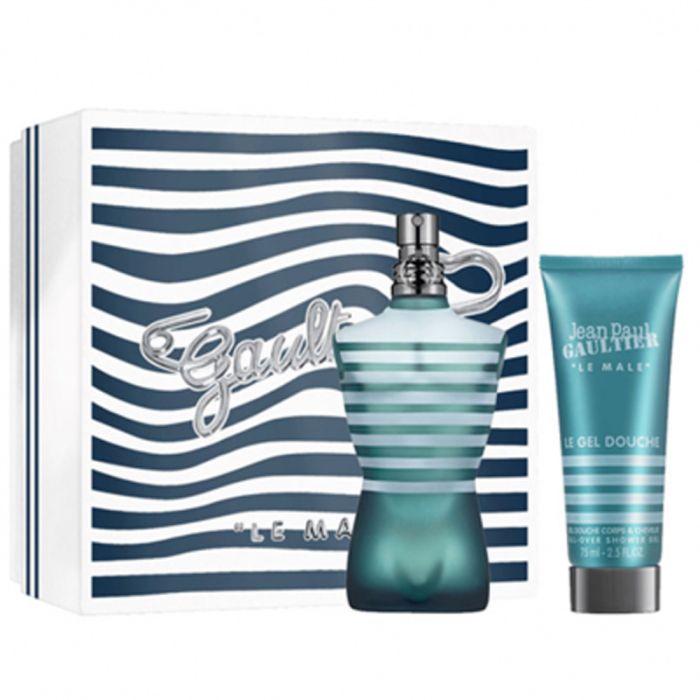 Jean Paul Gaultier Le Male Geschenkset 125ml EDT +  75ml Douchegel (Kerstuitvoering)