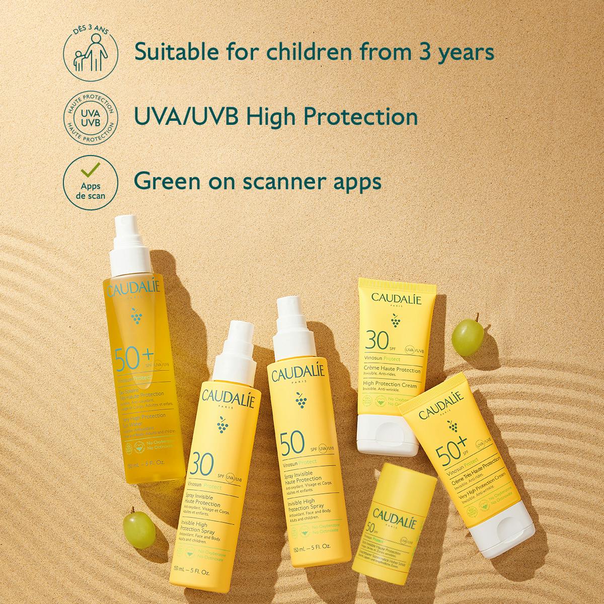 Caudalie Vinosun Protect | Zonnewater met Zeer Hoge Bescherming SPF50+ 150ml