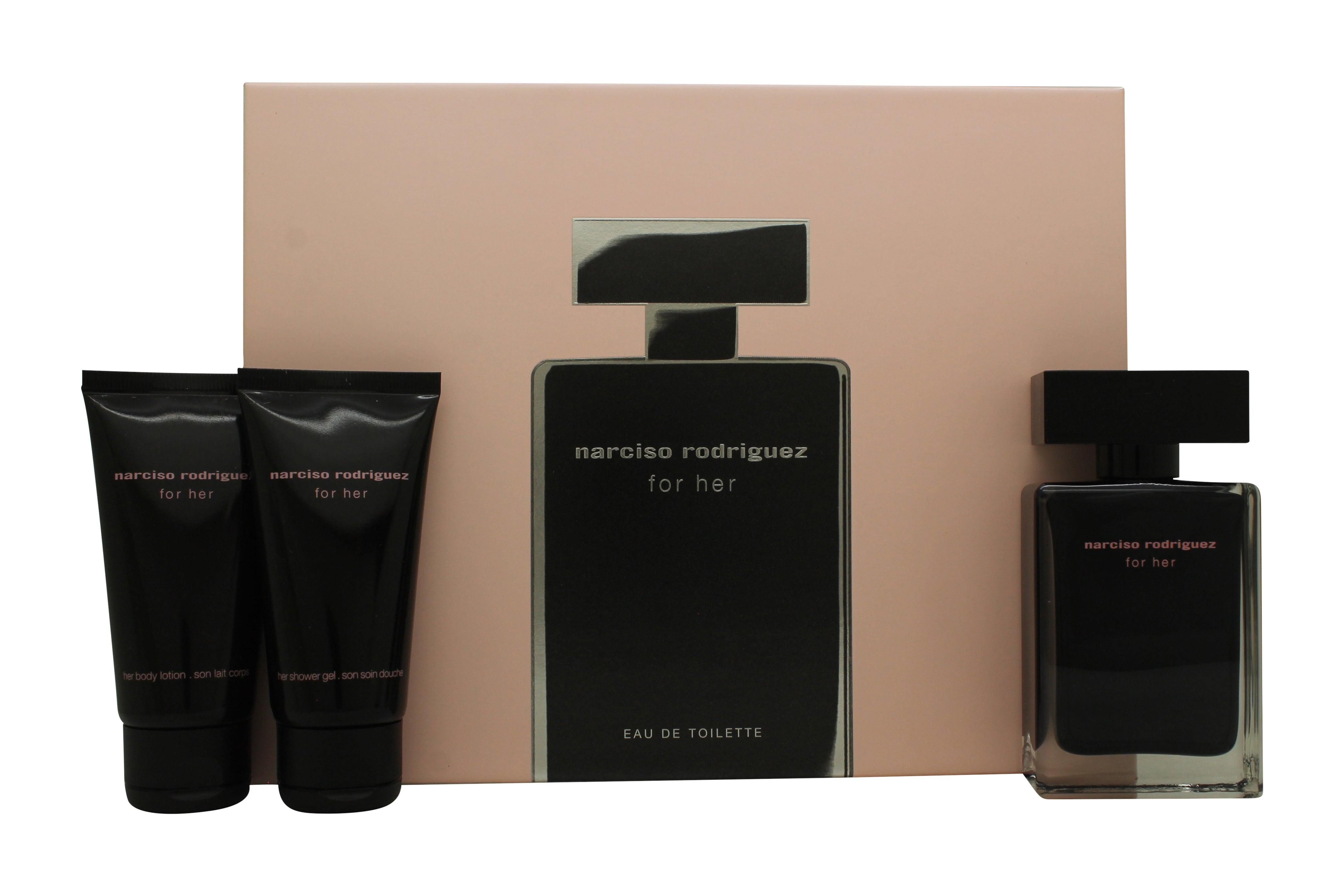 Narciso Rodriguez for Her Geschenkset 50 ml EDT + 50 ml Körperlotion + 50ml Duschgel