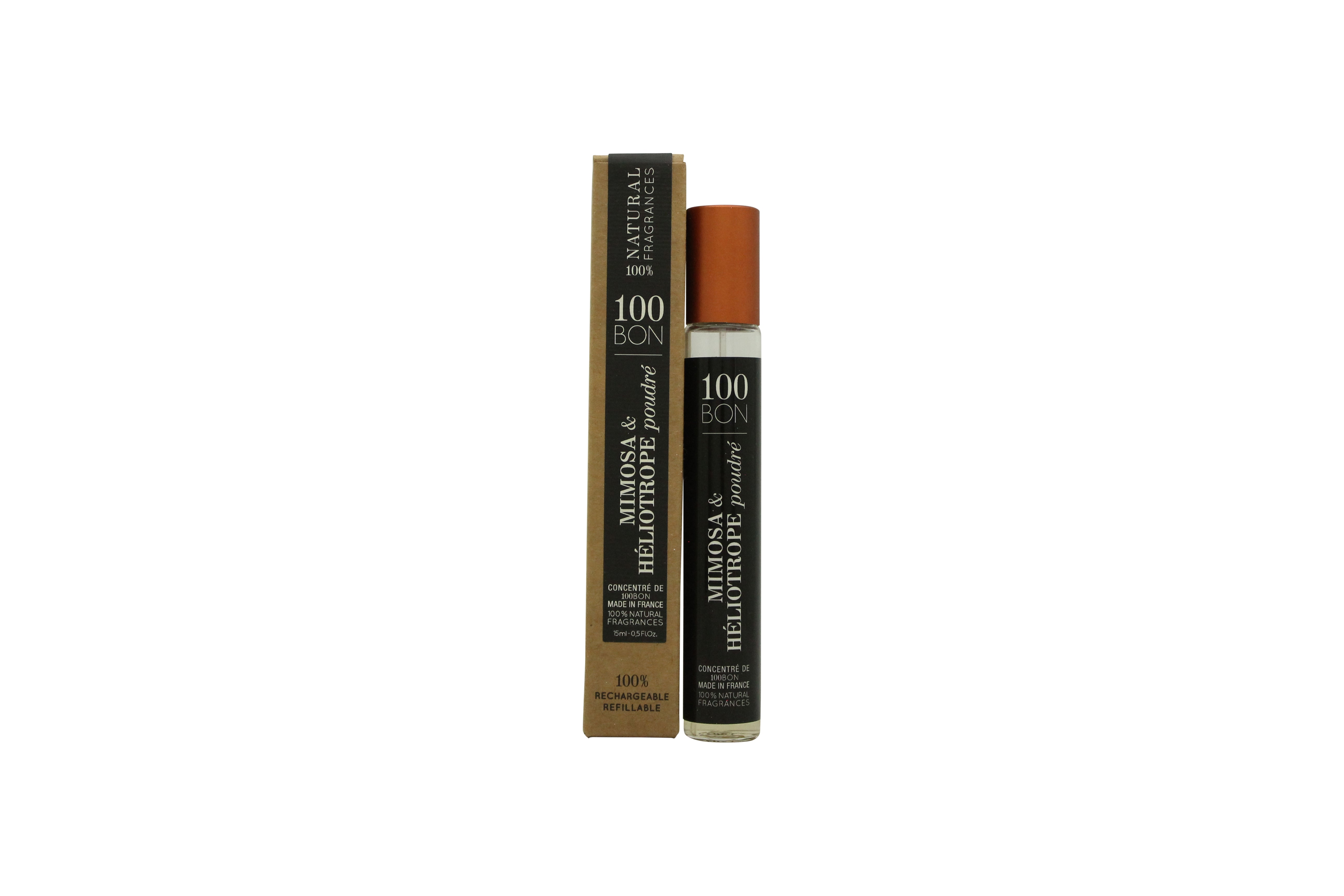 100BON Mimosa & Héliotrope Poudré Hervulbare Eau de Parfum Concentrate 15ml Spray
