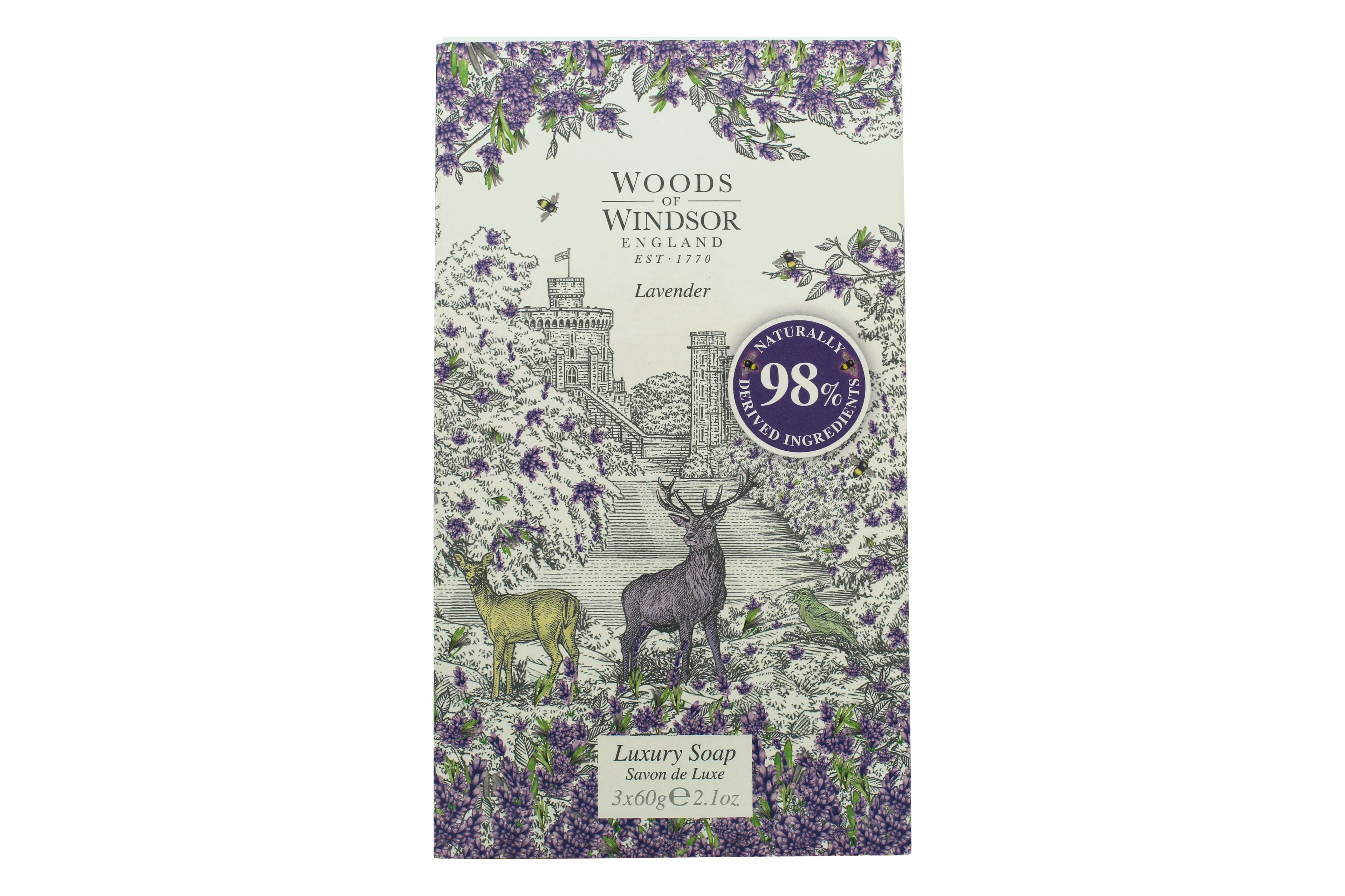 Woods of Windsor Lavender Seife 3 x 60 g