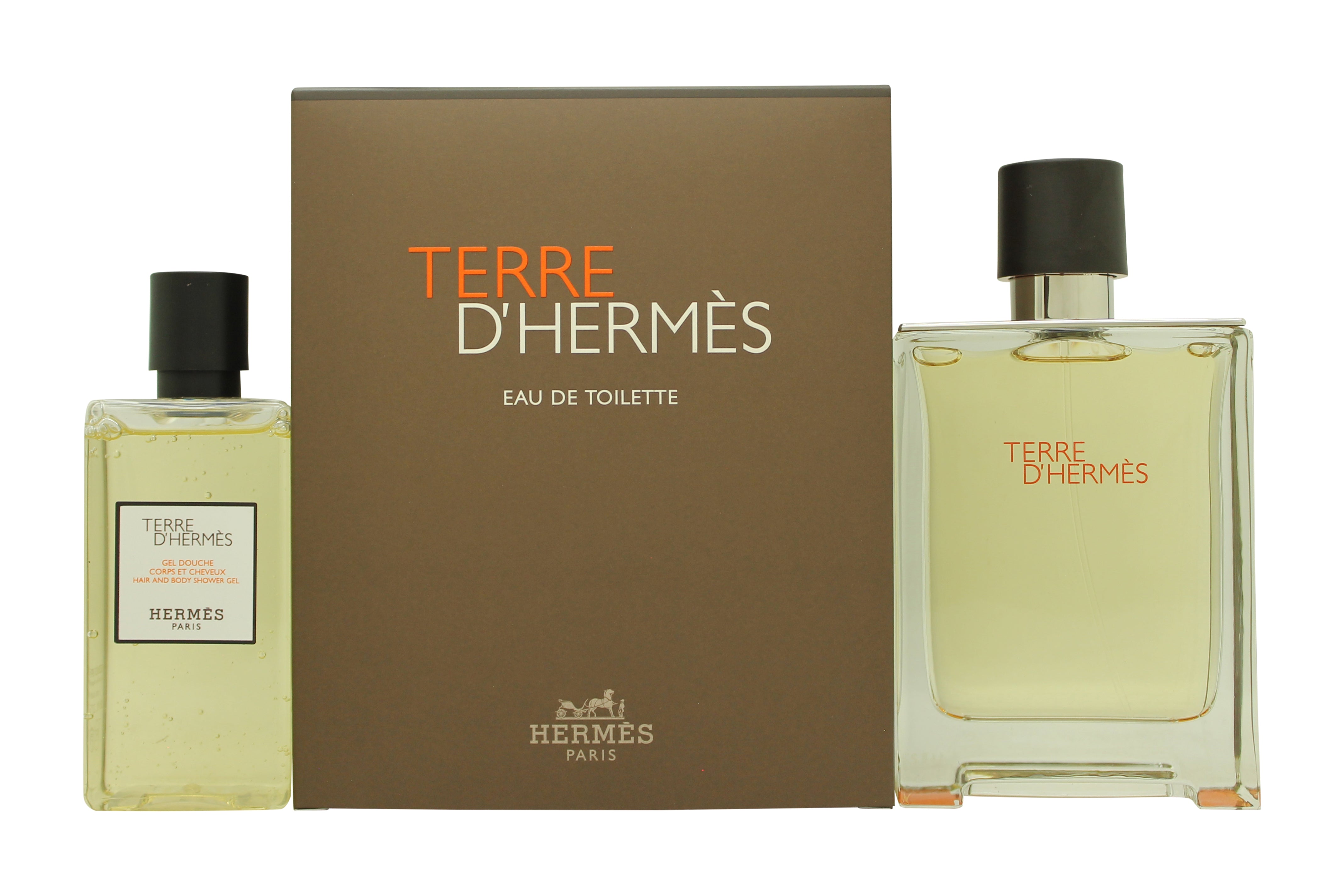 Hermes Terre D'Hermes Geschenkset 100ml EDT + 80ml Douchegel