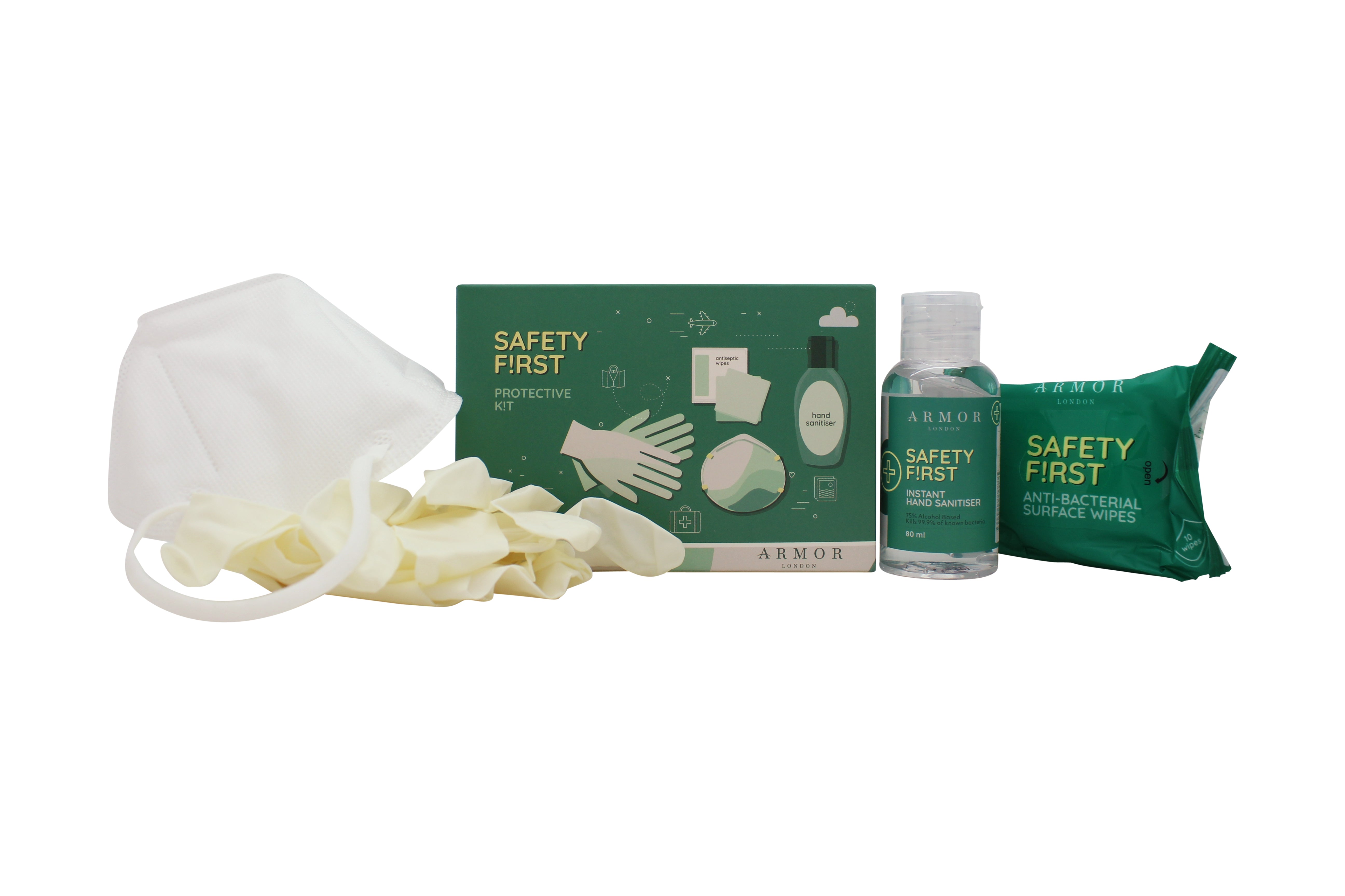 Armor London Safety F!rst Protective K!t Safety Kit - 14 Stuks