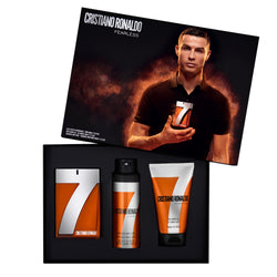 Cristiano Ronaldo CR7 Fearless Geschenkset 100ml EDT + 150ml Douchegel + 150ml Body Spray