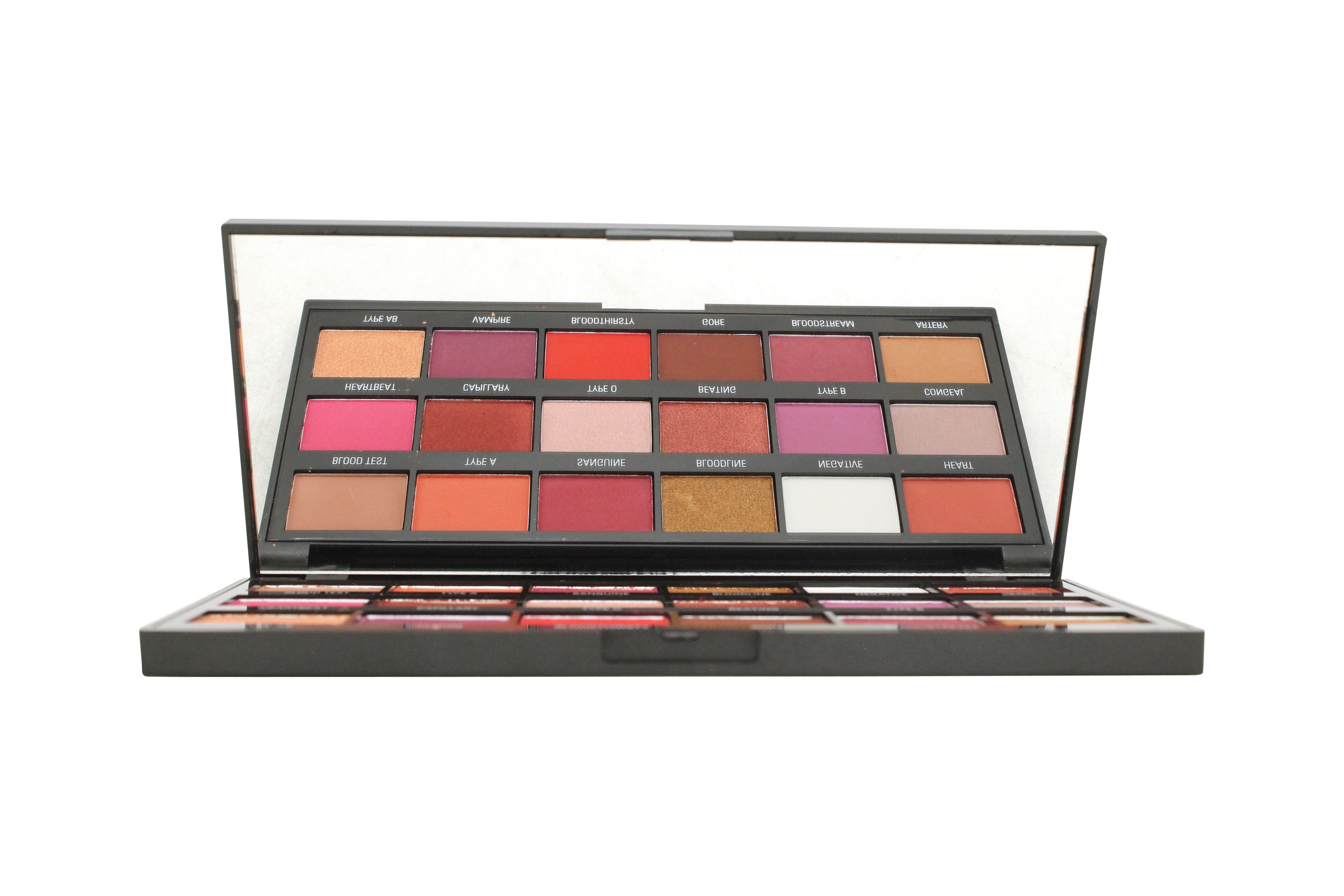 Makeup Revolution I Heart Chocolate Lidschatten Palette 18 g - Blood