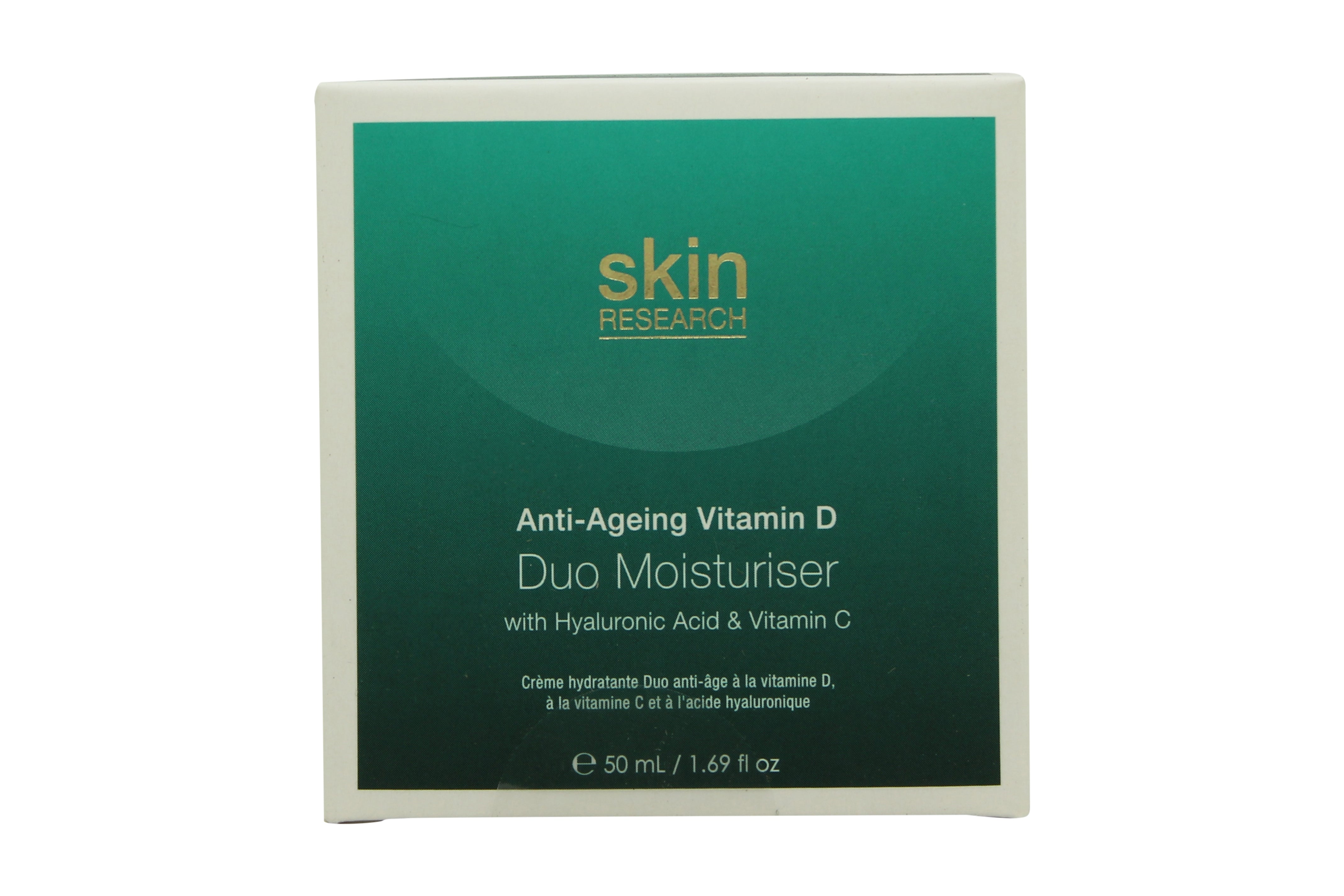 Skin Research Anti-Ageing Vitamin D With Hyaluronic Acid Vitamin C Duo Moisturiser 50ml