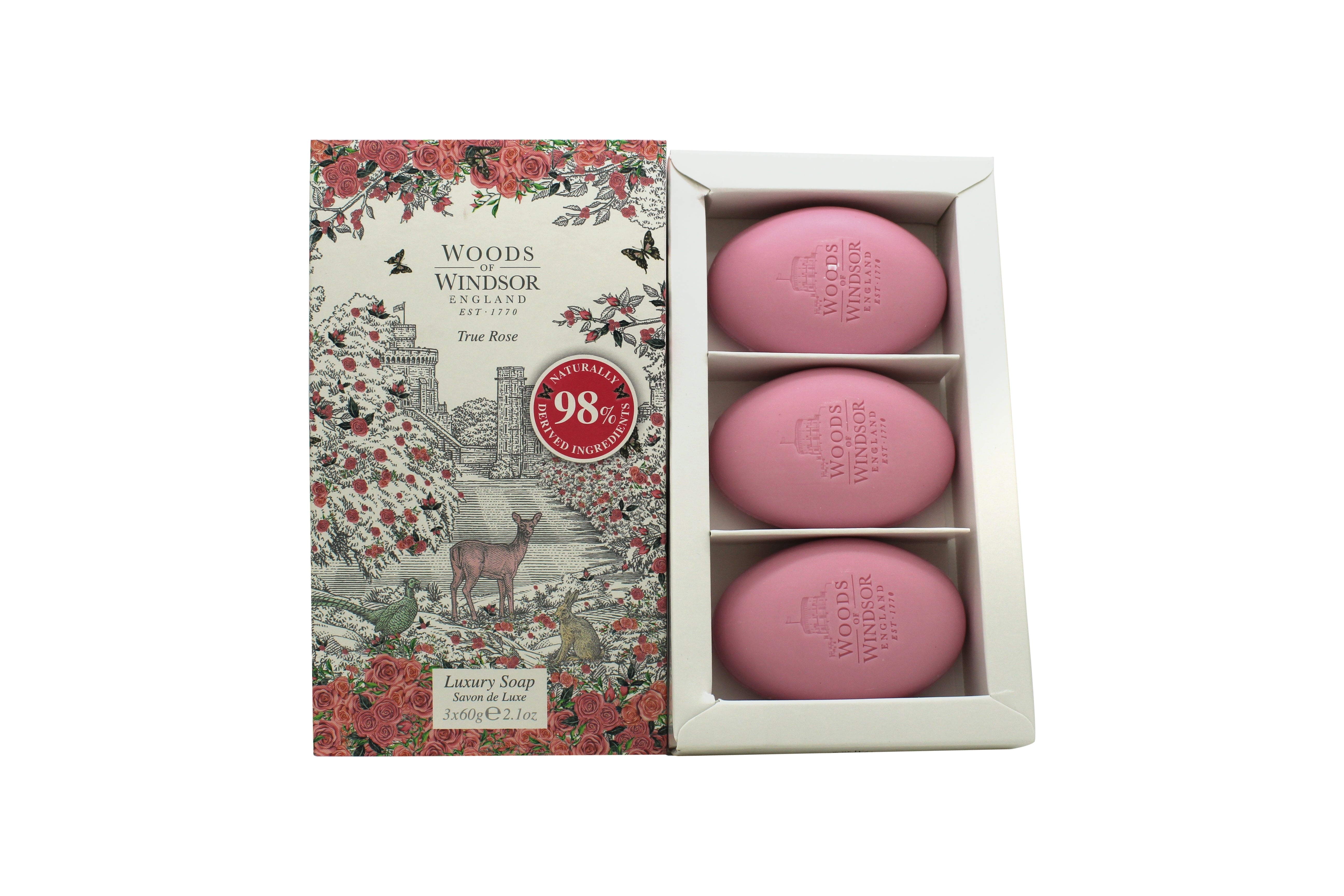 Woods Of Windsor True Rose Seife 60 g - 3 Stück