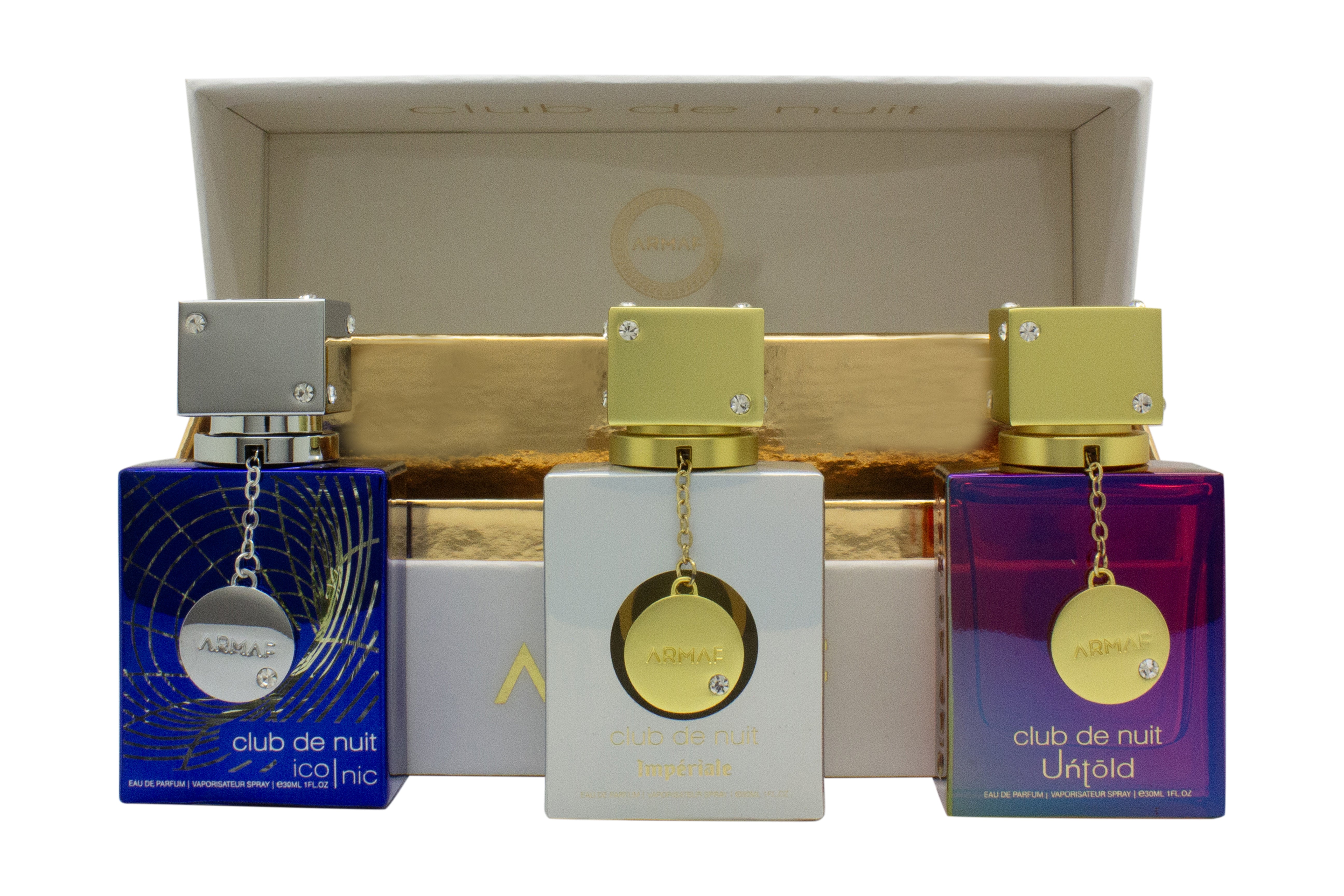 Armaf Parfum A Collector's Pride Geschenkset  30ml Club De Nuit Blue Iconic EDP + 30ml Club de Nuit Untold EDP + 30ml Club de Nuit White Imperiale EDP