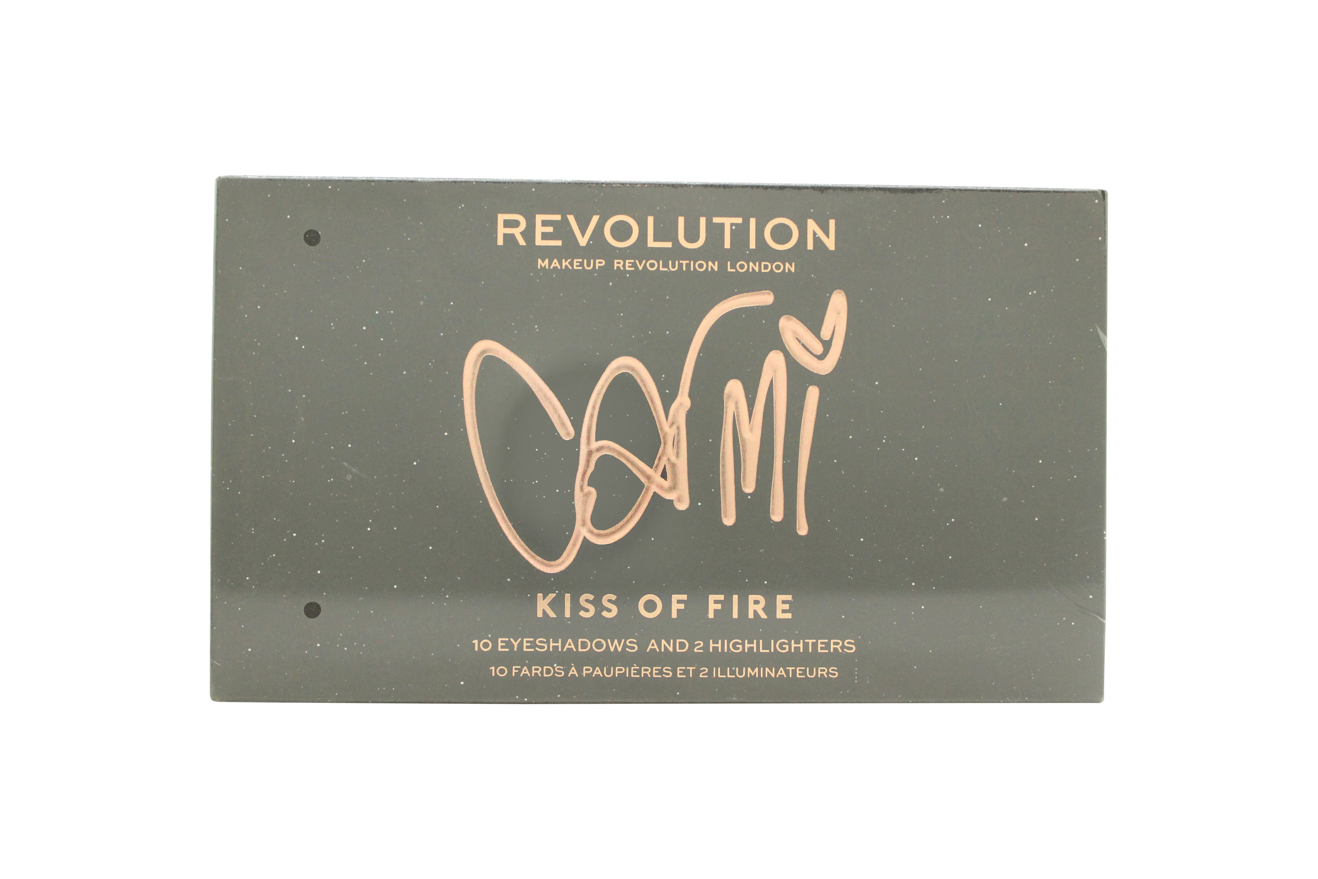 Makeup Revolution x Carmi Kiss On Fire Makeup Palette 10 x 2 g Lidschatten + 2 x 3.5 g Highlighter