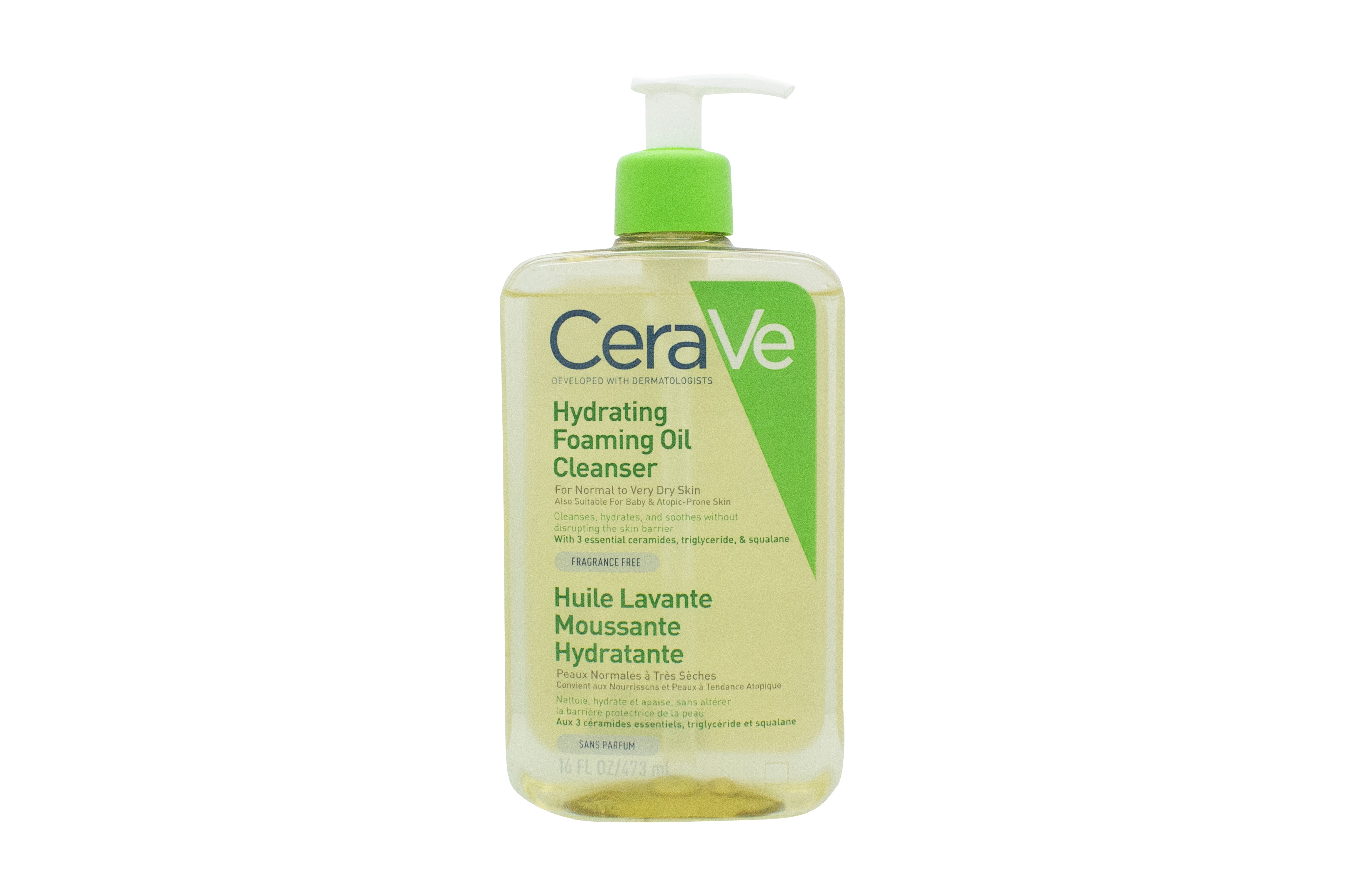 CeraVe Feuchtigkeitsspendendes schäumendes Öl-Reinigungsmittel 473ml