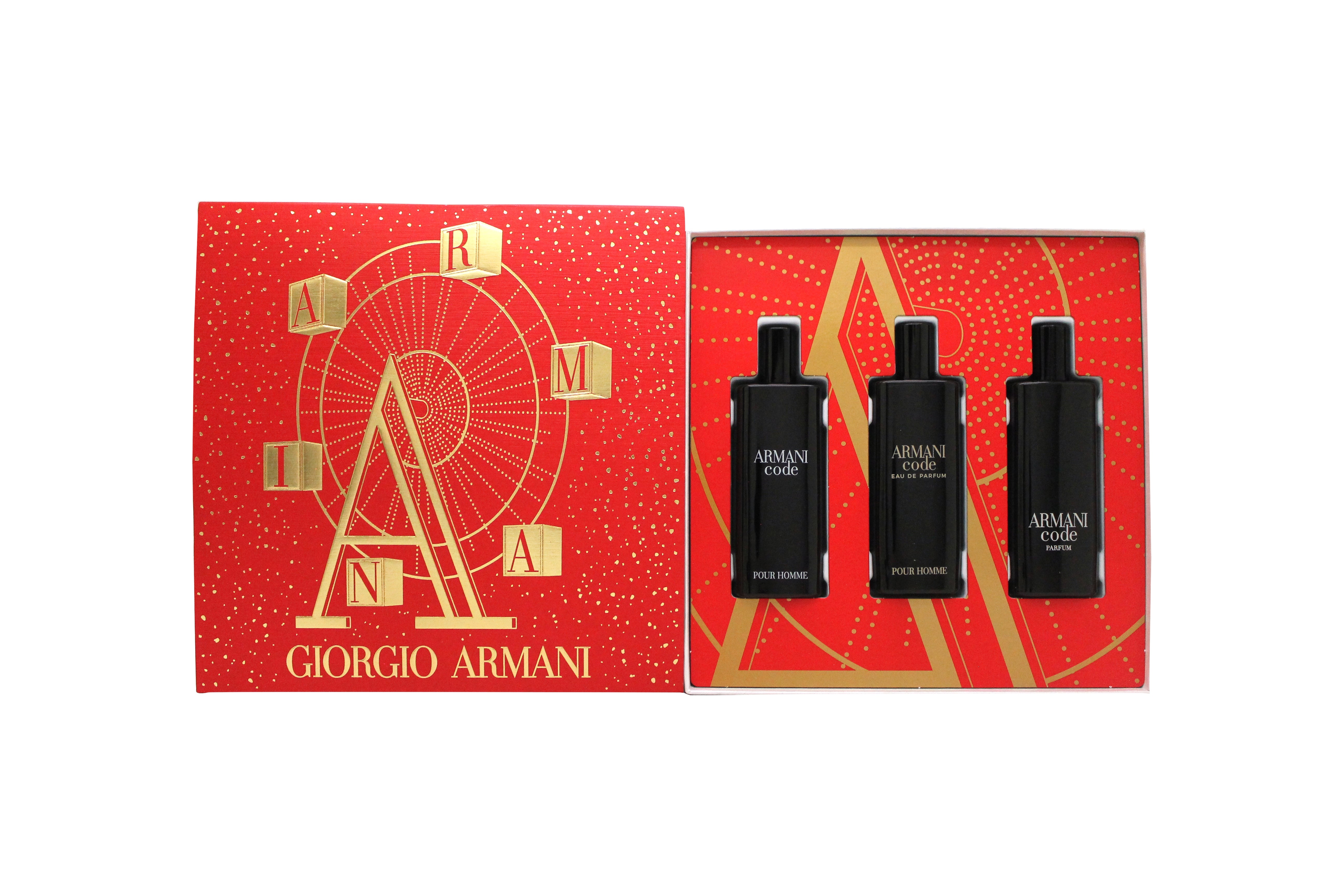 Giorgio Armani Code Geschenkset 15ml Code EDT + 15ml Code EDP + 15ml Code Parfum