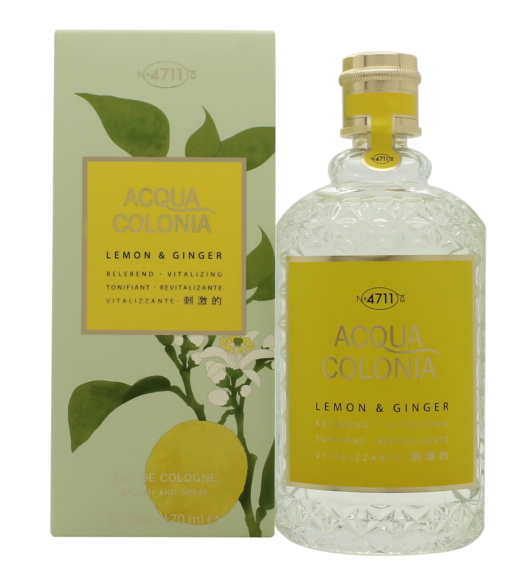 Mäurer & Wirtz 4711 Acqua Colonia Lemon & Ginger Eau De Cologne 170ml Spray