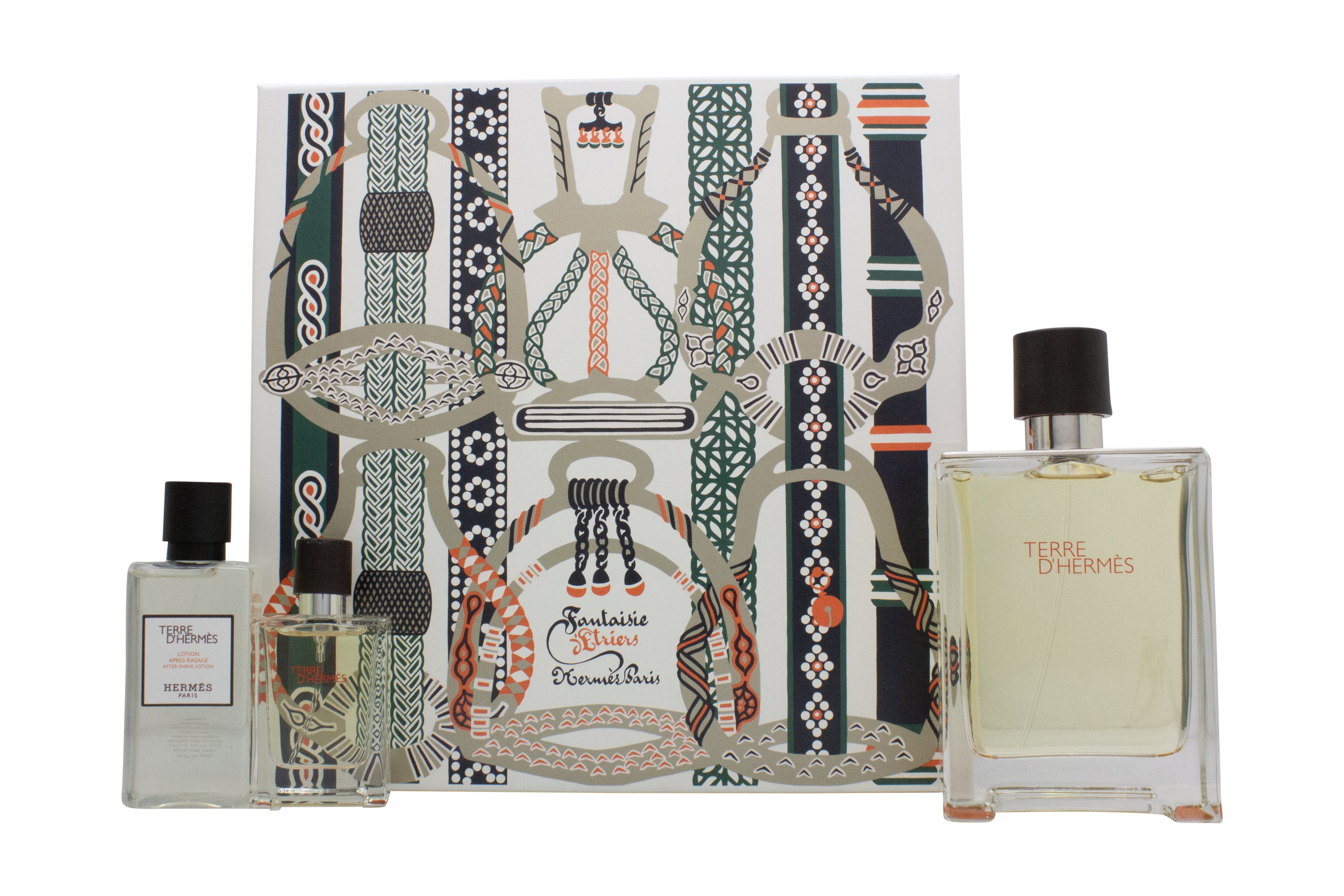 Hermes Terre D'Hermes Geschenkset 100ml EDT + 12.5ml EDT + 40ml Aftershave Lotion
