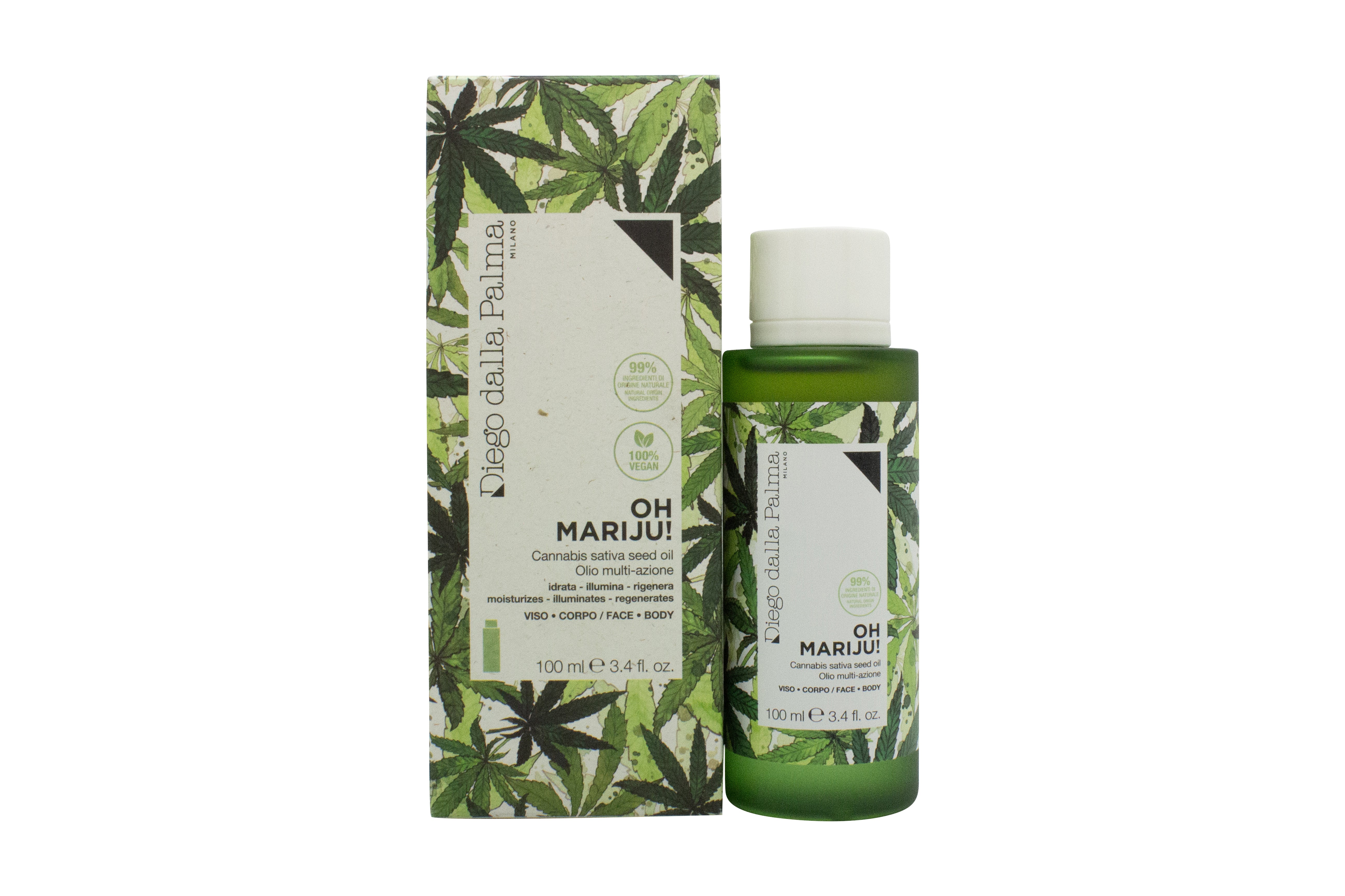 Diego Dalla Palma Oh Mariju! Cannabis Sativa Seed Face & Body Oil 100ml