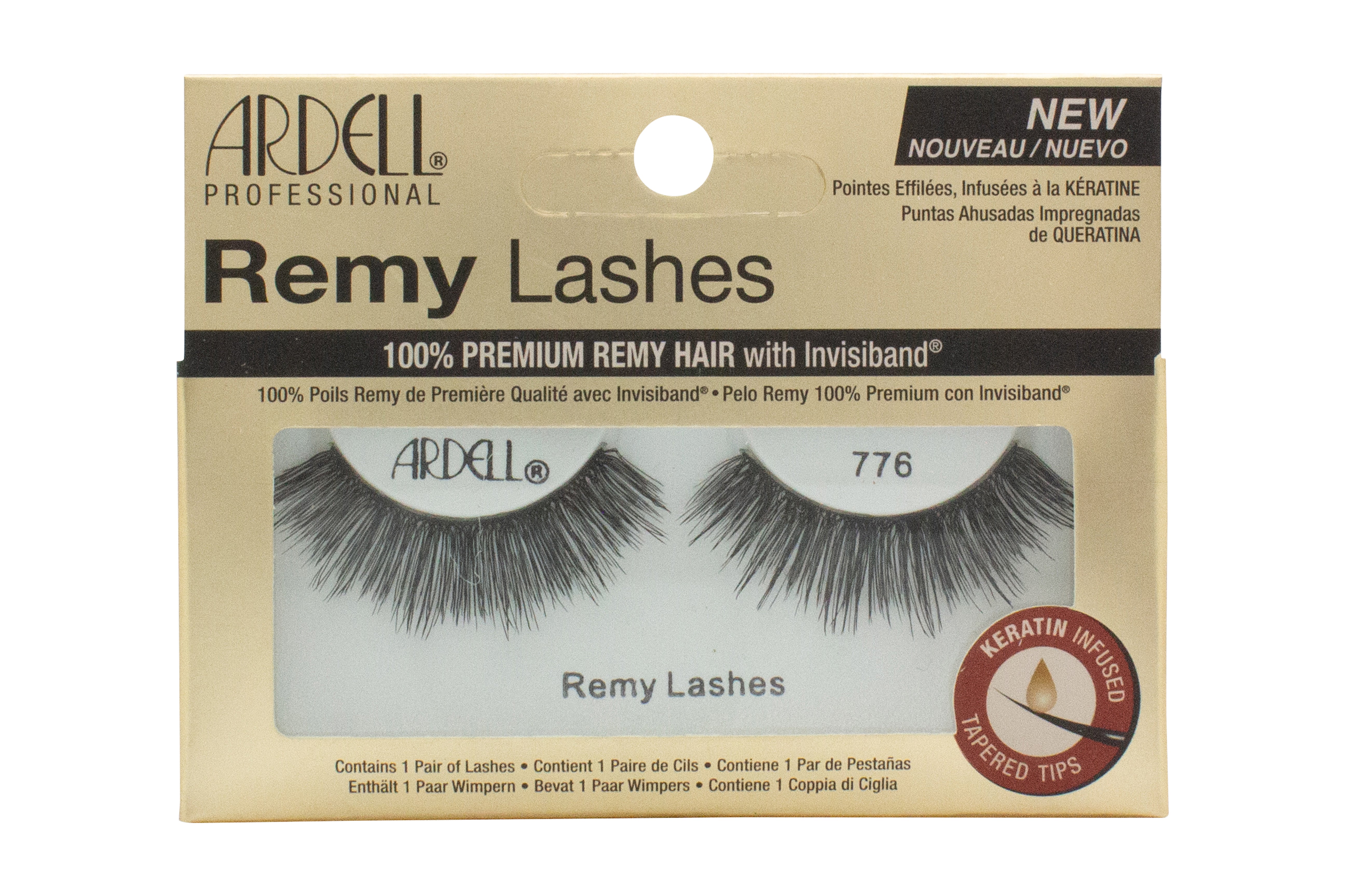 Ardell Professional Remy False Eyelashes 776 Black Invisiband