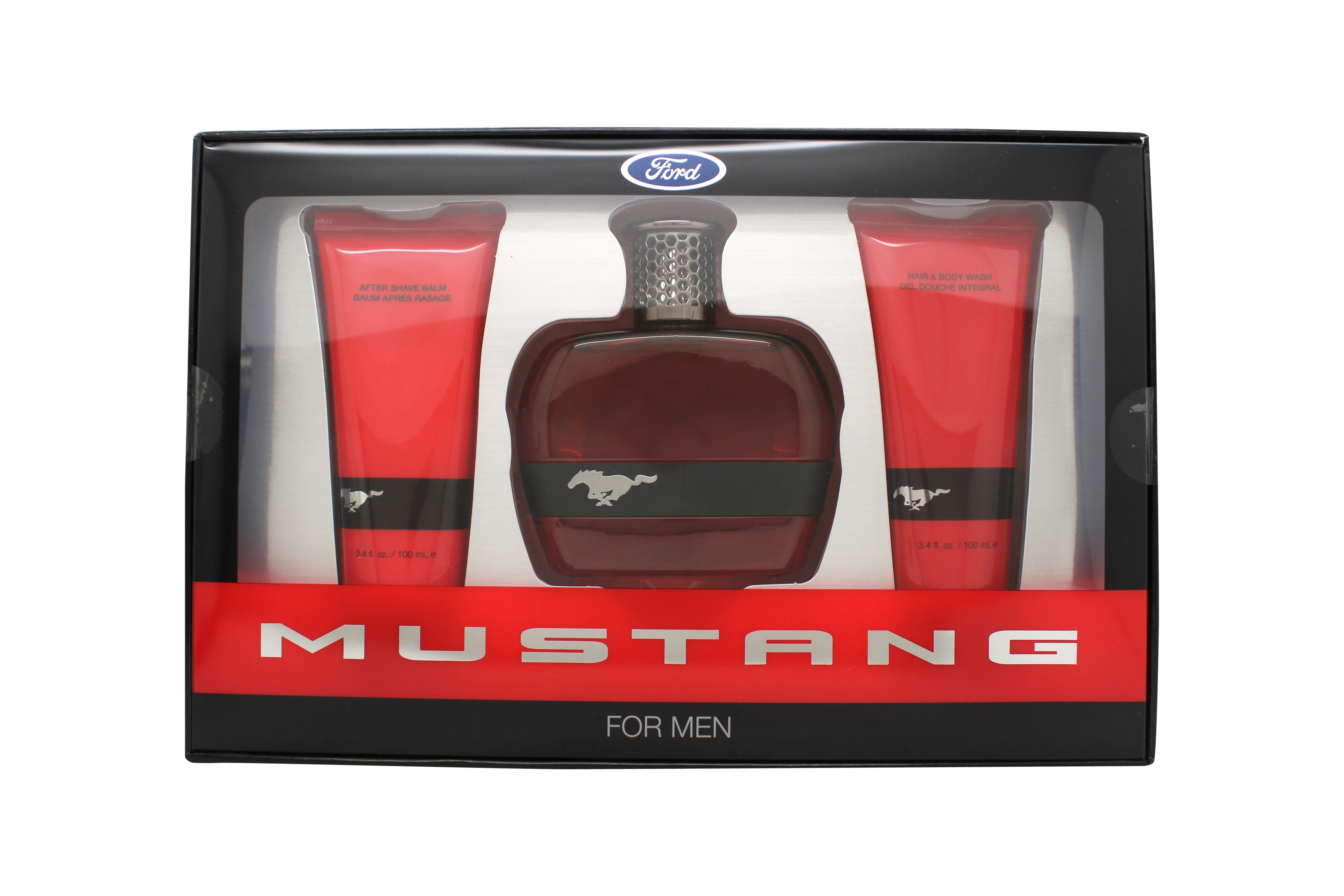 Mustang Geschenkset 100ml EDT + 100ml Aftershave Balm + 100ml Duschgel
