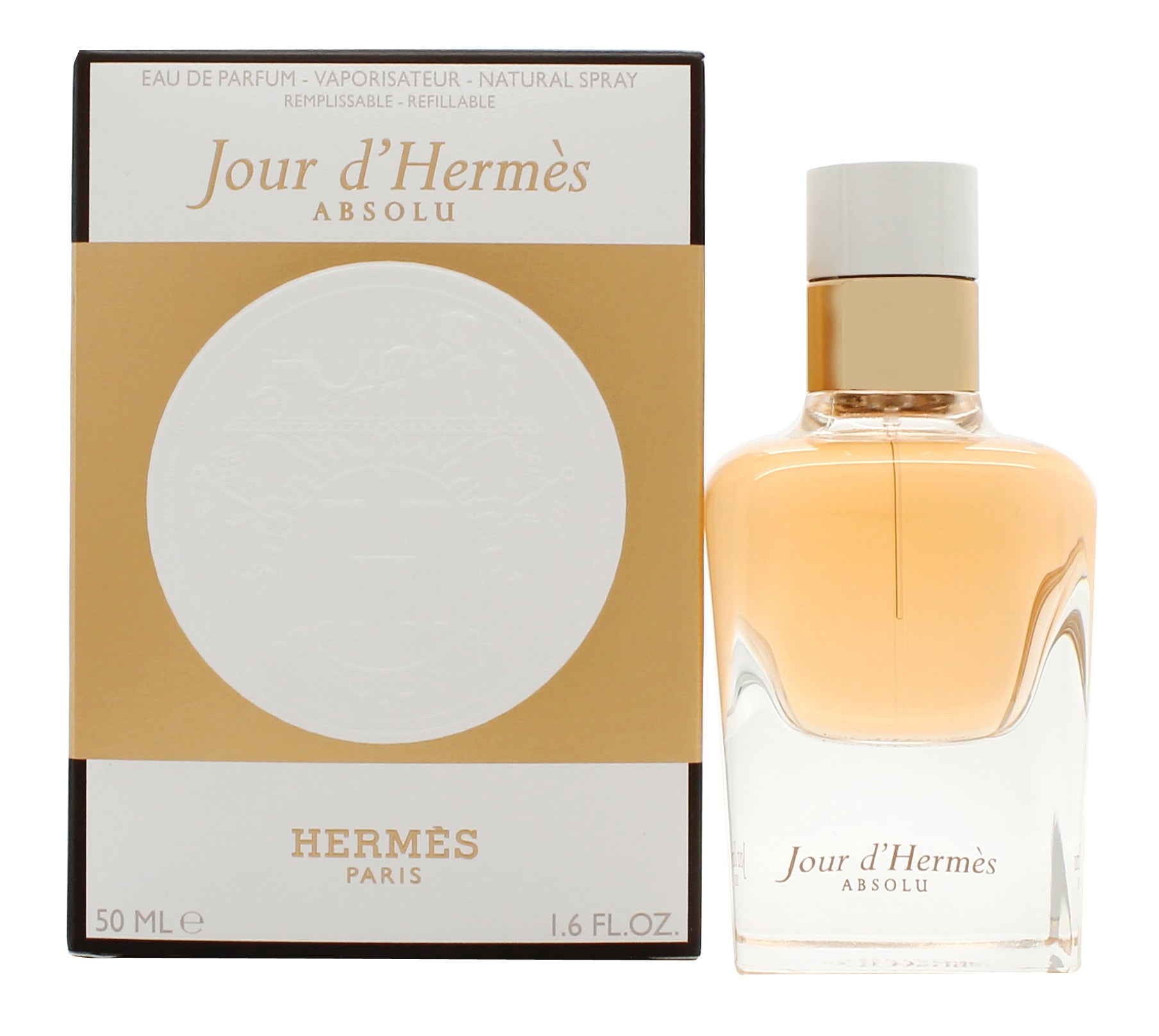 Hermès Jour d'Hermès Absolu Eau de Parfum 50ml Spray - Navulbaar