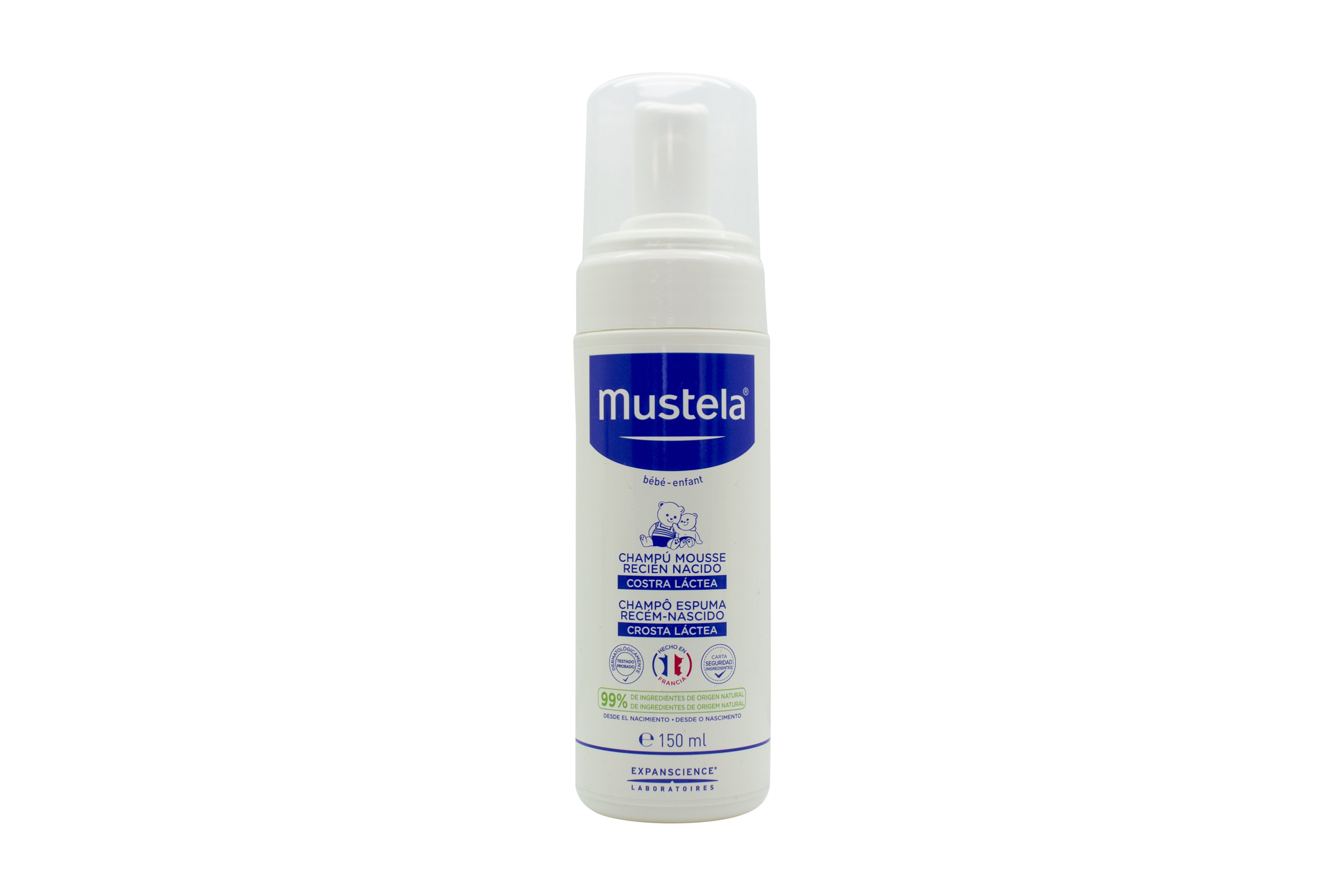 Mustela Bébé-Enfant Foam Shampoo für Neugeborene 150 ml
