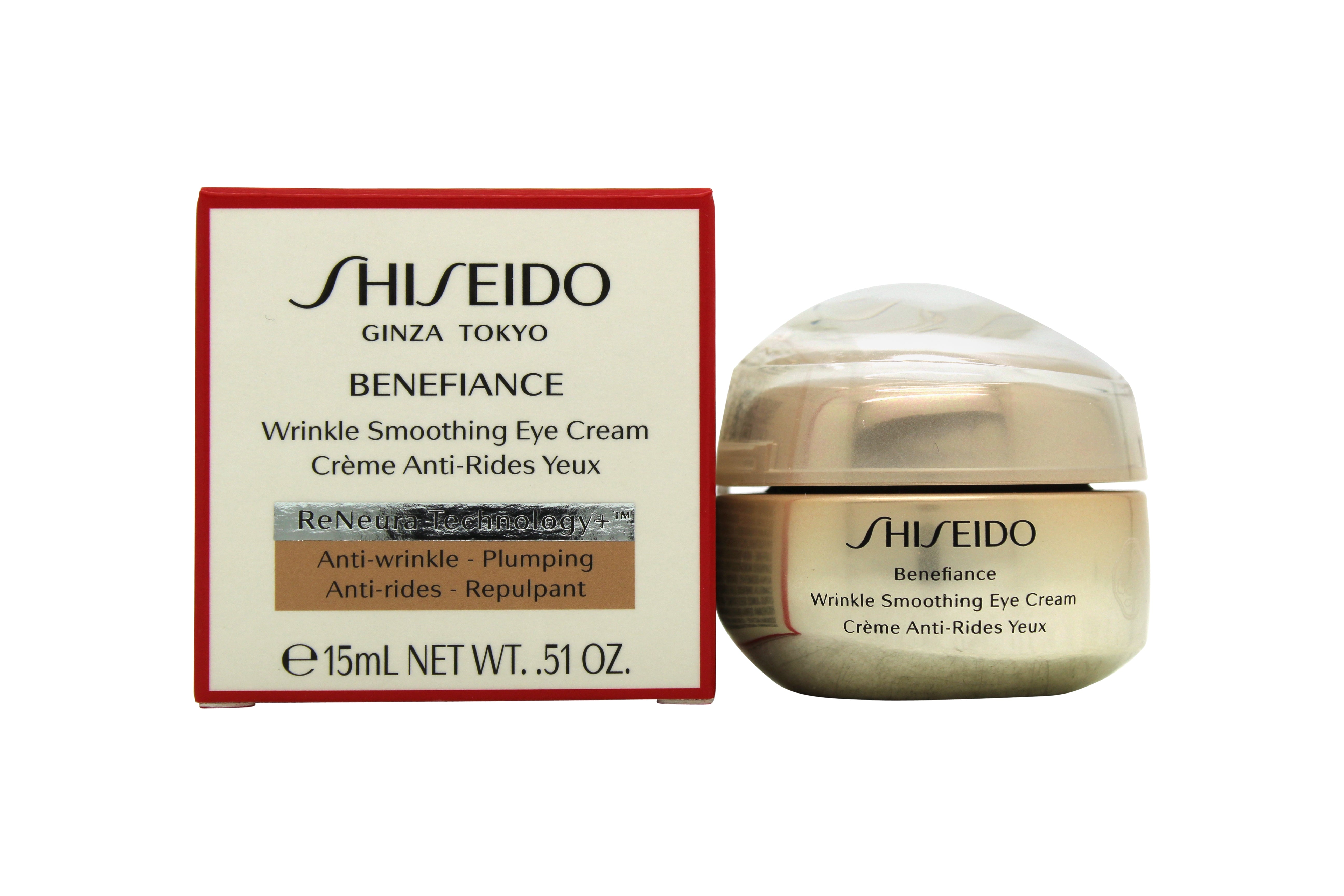 Shiseido Benefiance Wrinkle Smoothing Oogcrème 15ml