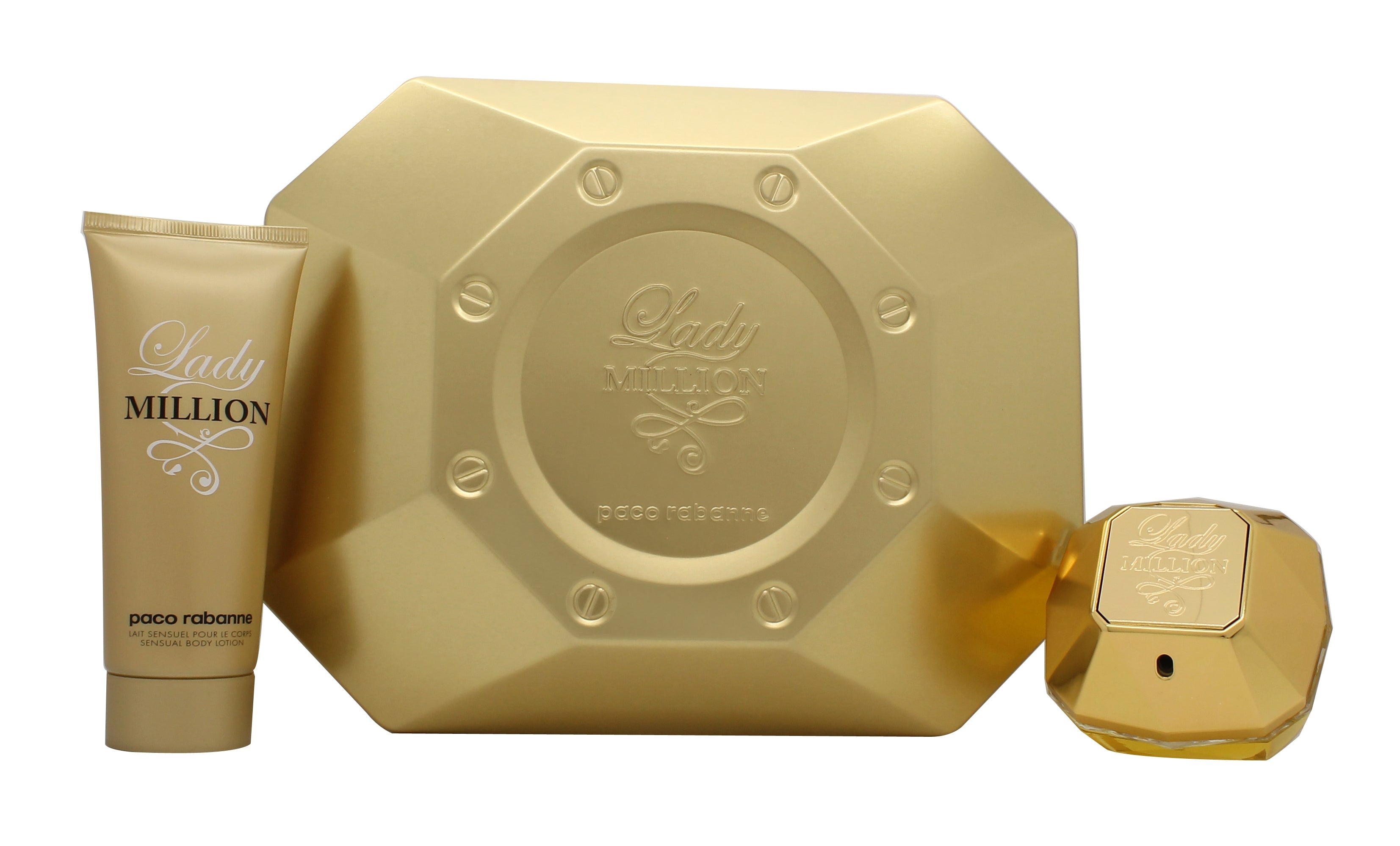 Paco Rabanne Lady Million Geschenken 80ml EDP + 100ml Body Lotion