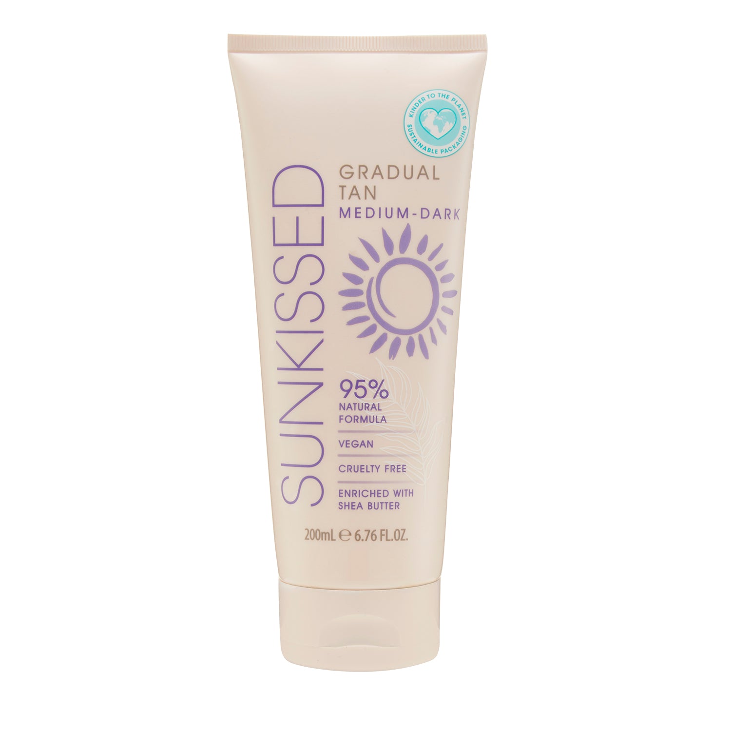 Sunkissed 95 Percent Natural Gradual Tan 200 ml - Medium Dark