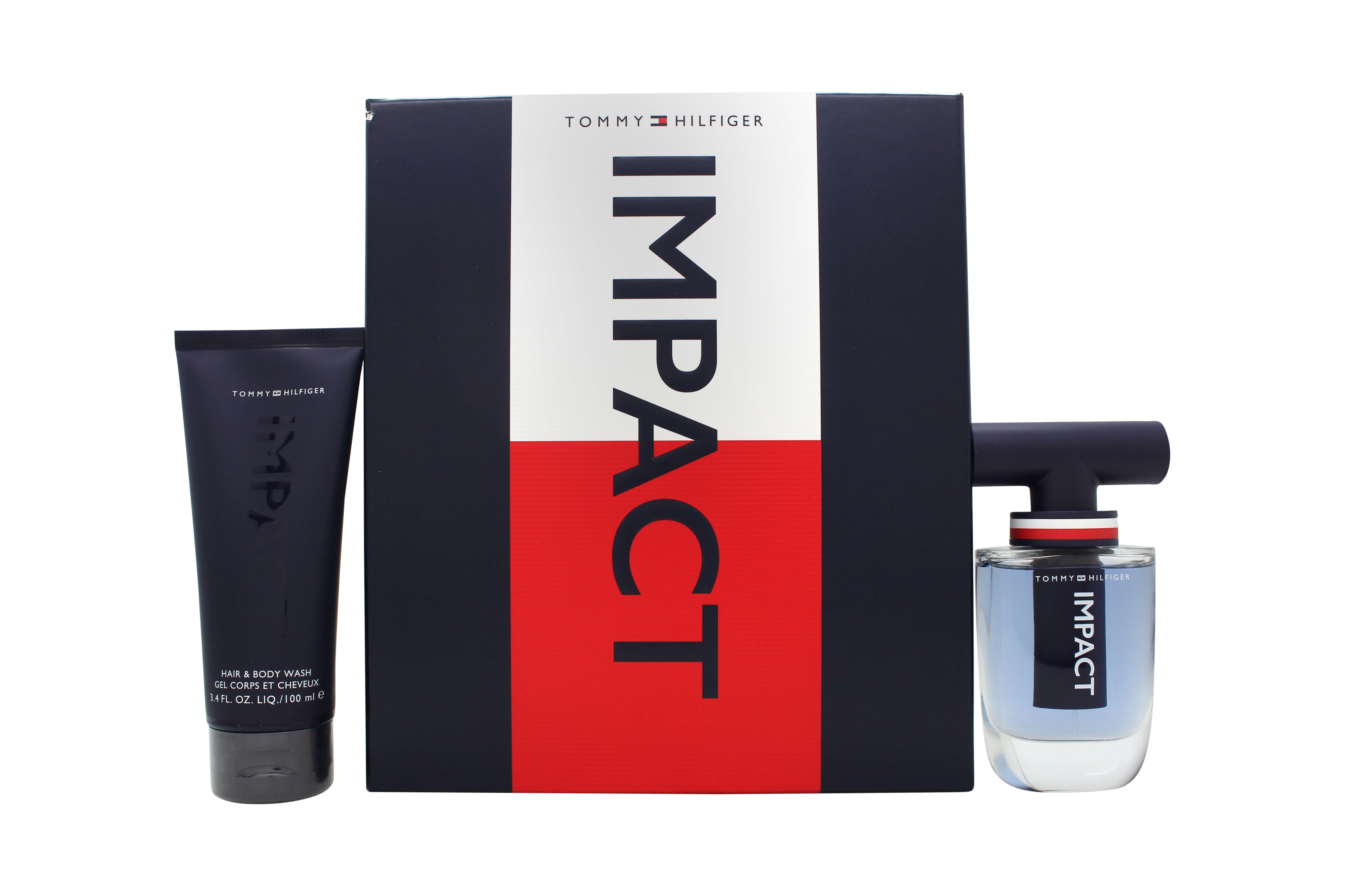 Tommy Hilfiger Impact Geschenkset 50 ml EDT + 100 ml Haar- und Körperwaschgel