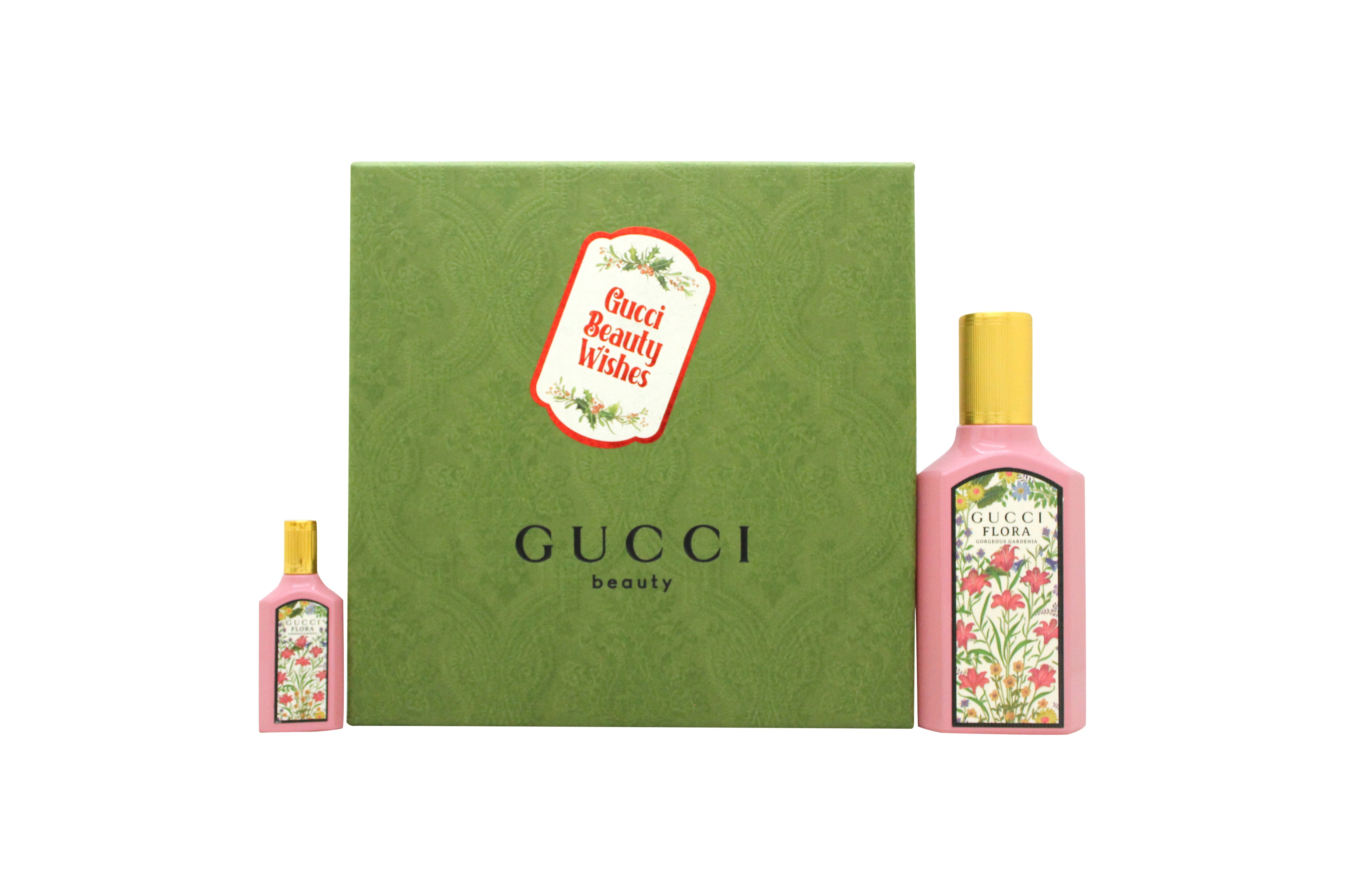 Gucci Flora Gorgeous Gardenia Eau de Parfum Geschenkset 50ml EDP + 10ml EDP