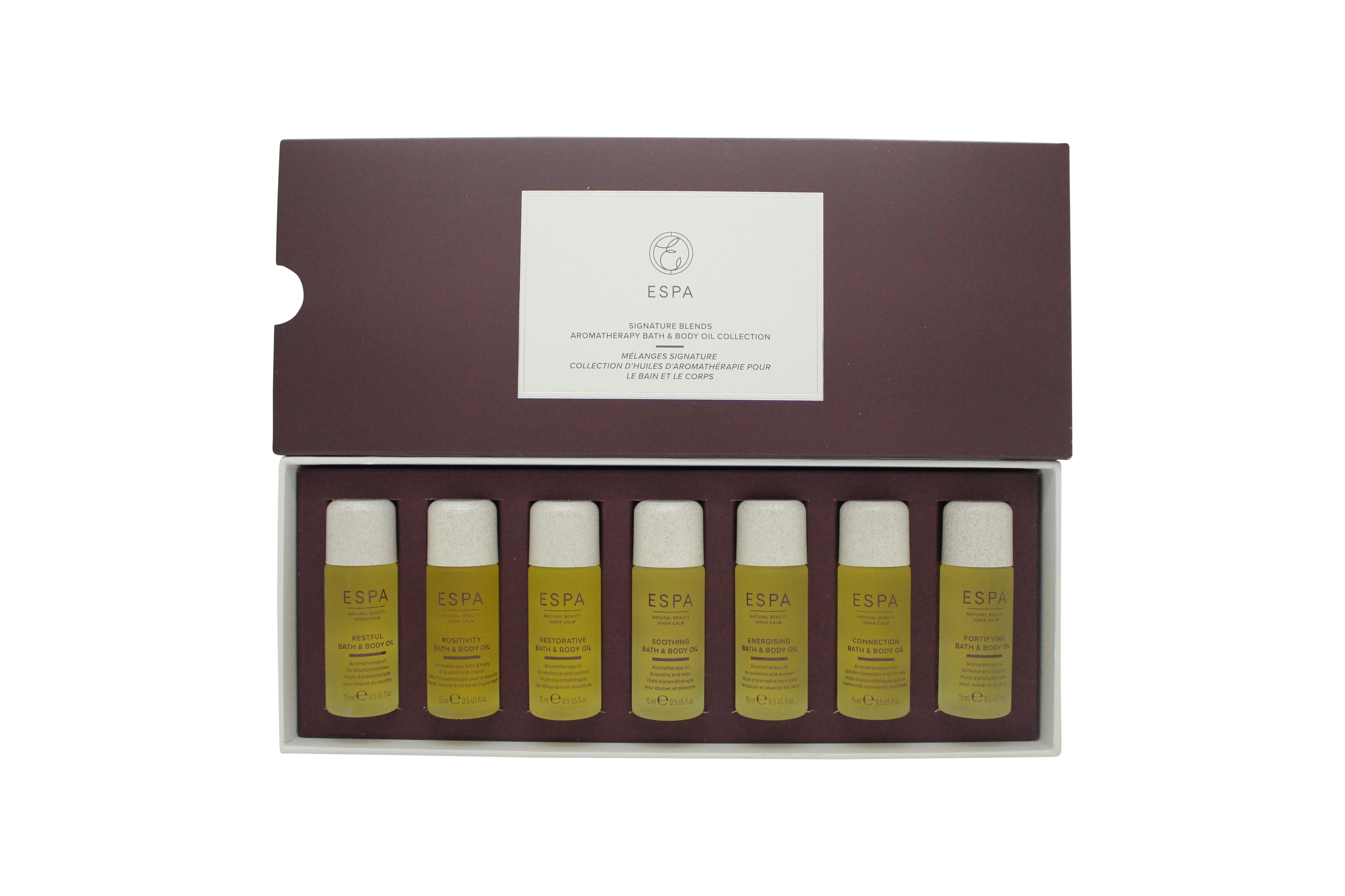 Espa Signature Blends Aromatherapy Bade & Körperöl Kollektion 7 x 15 ml
