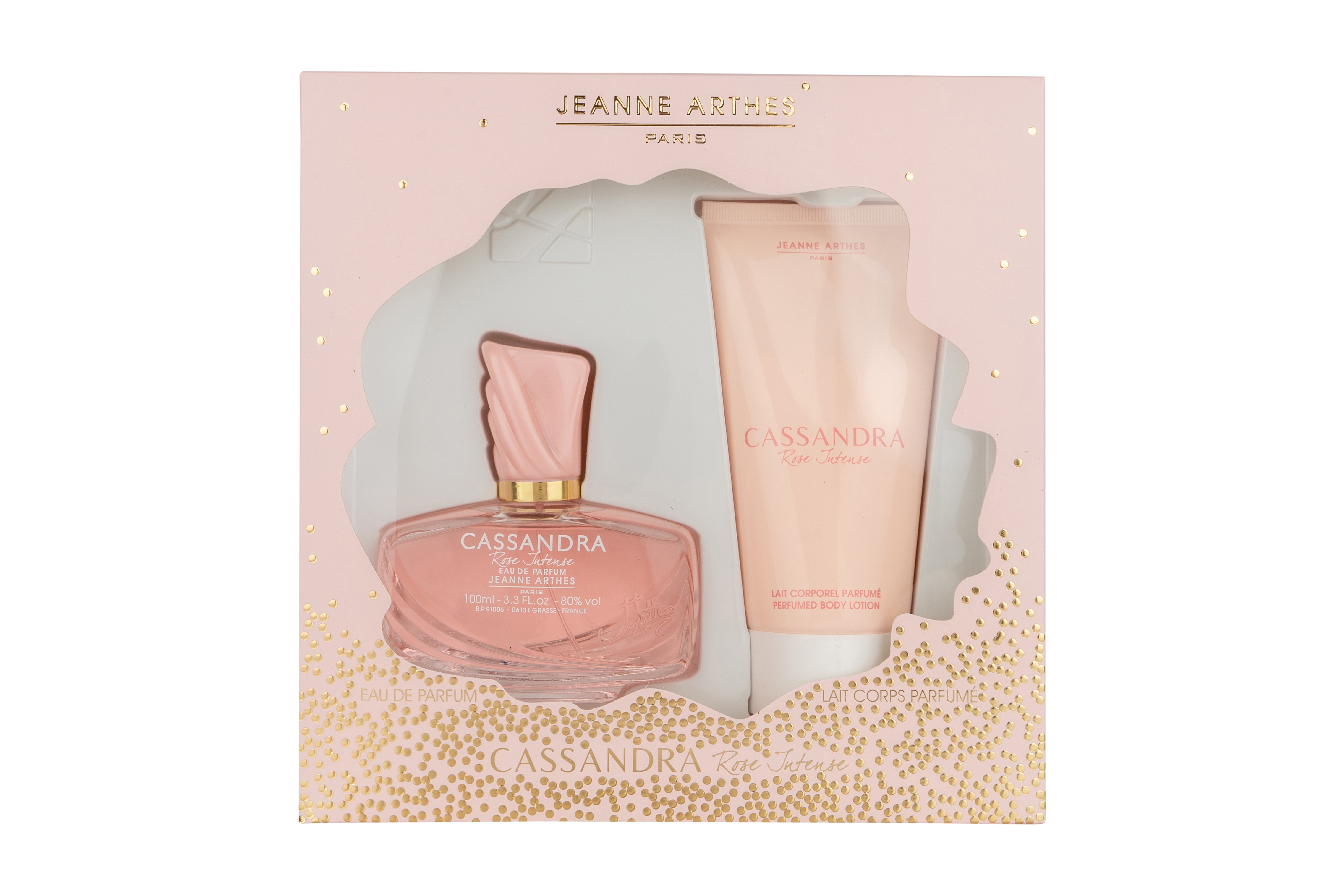 Jeanne Arthes Cassandra Rose Intense Geschenk-Set 100ml EDP + 150ml Körperlotion