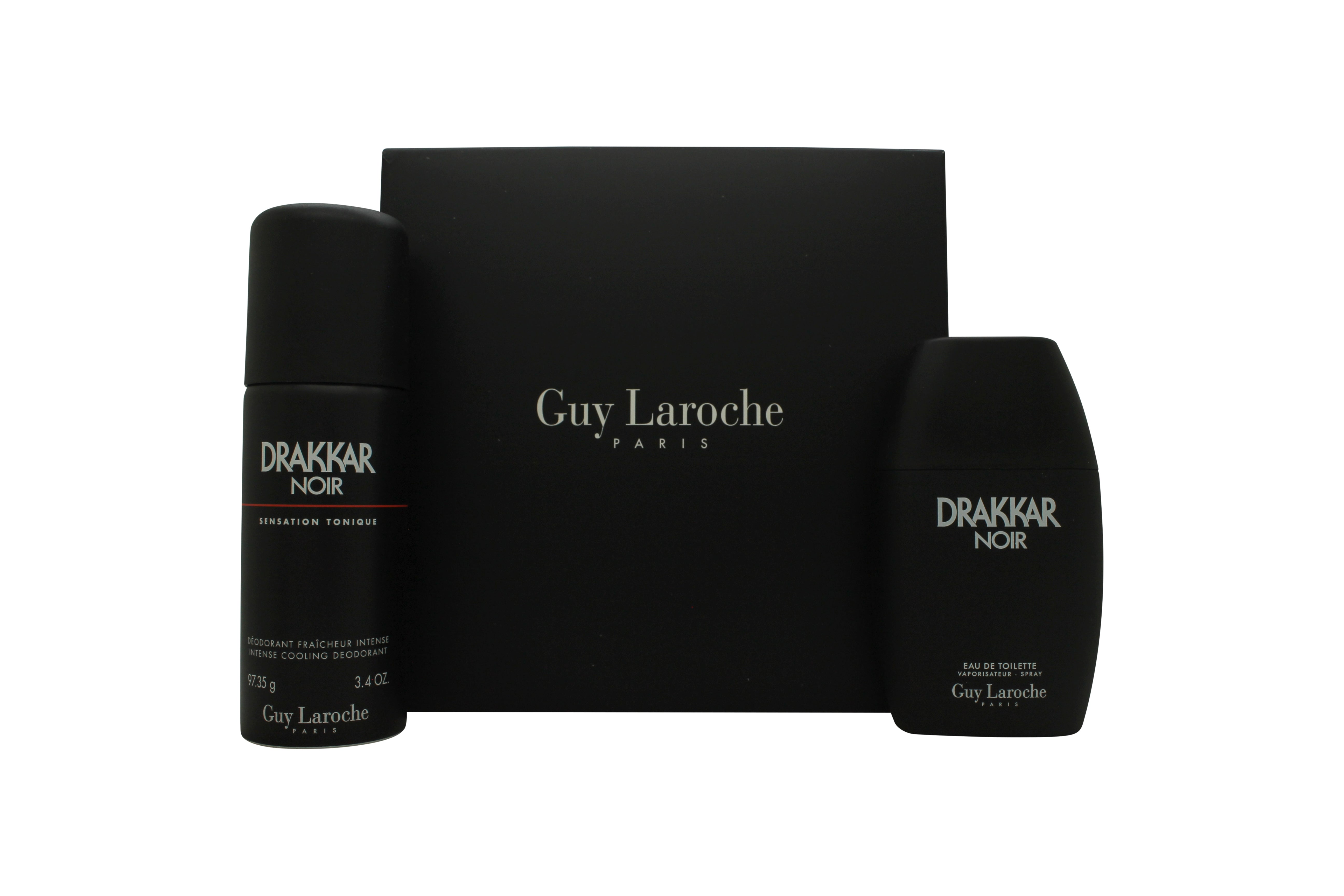Guy Laroche Drakkar Noir Geschenkset 100ml EDT + 150ml Deodorant Spray