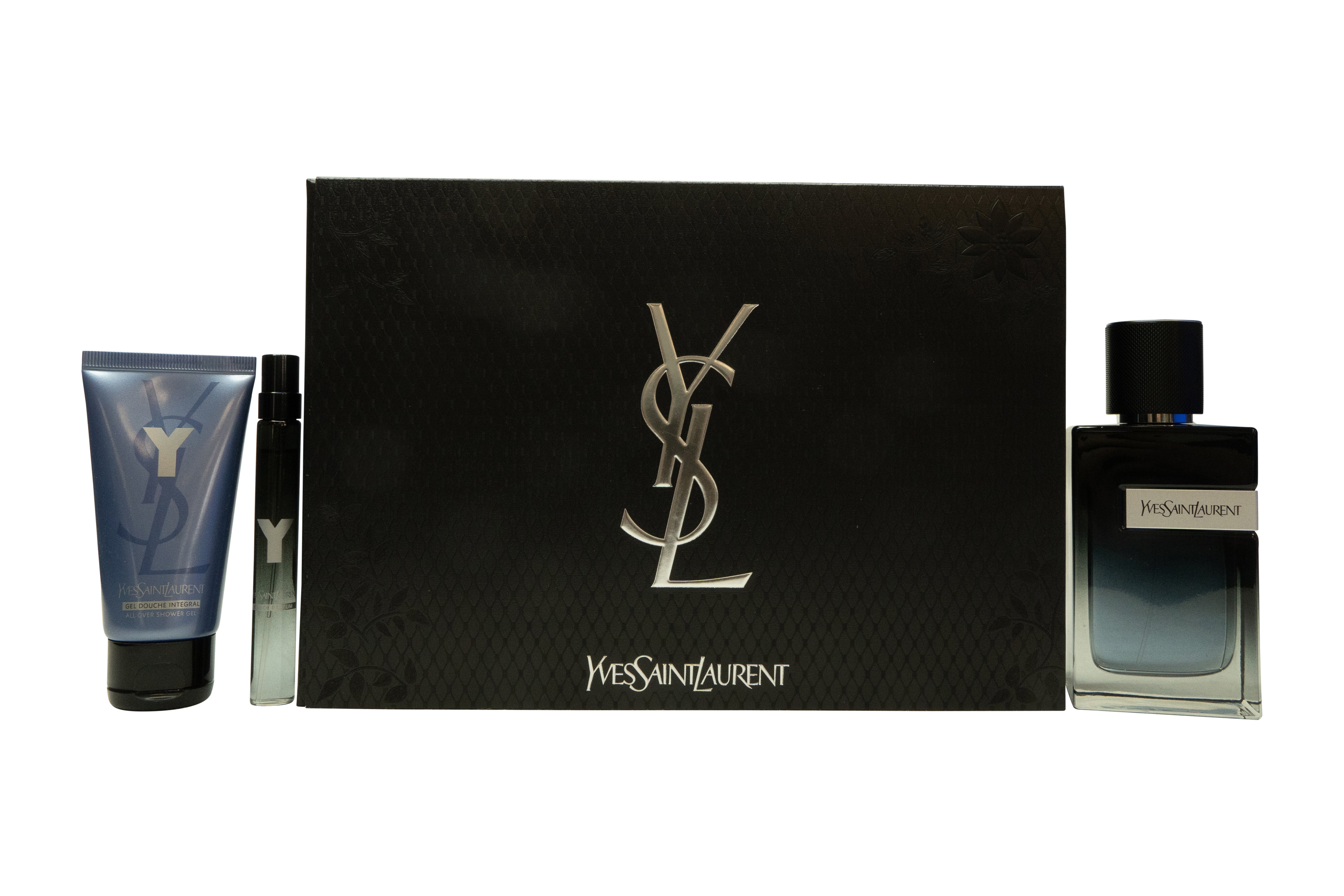 Yves Saint Laurent Y Geschenkset 100ml EDT + 10ml EDT + 50ml Douchegel
