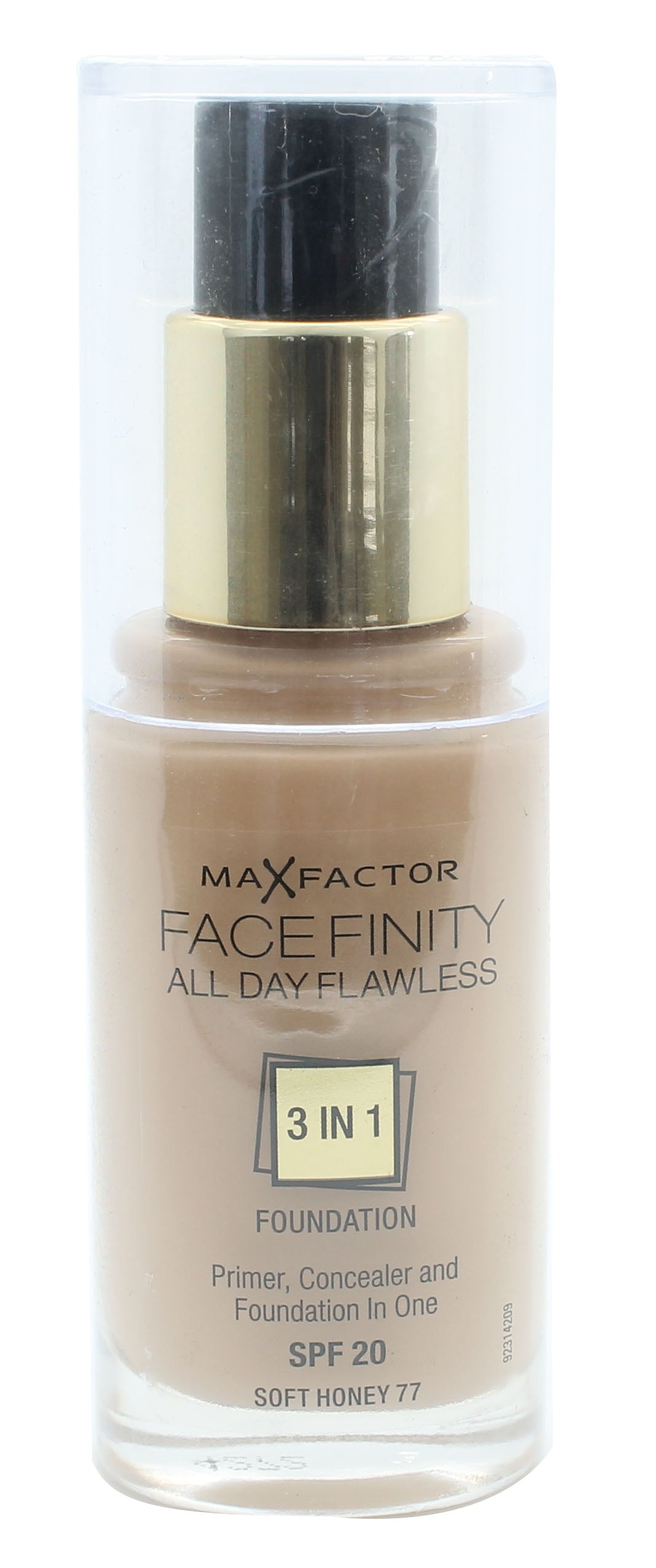 Max Factor Facefinity All Day Flawless 3 in 1 Foundation SPF20 30ml - 77 Soft Honey