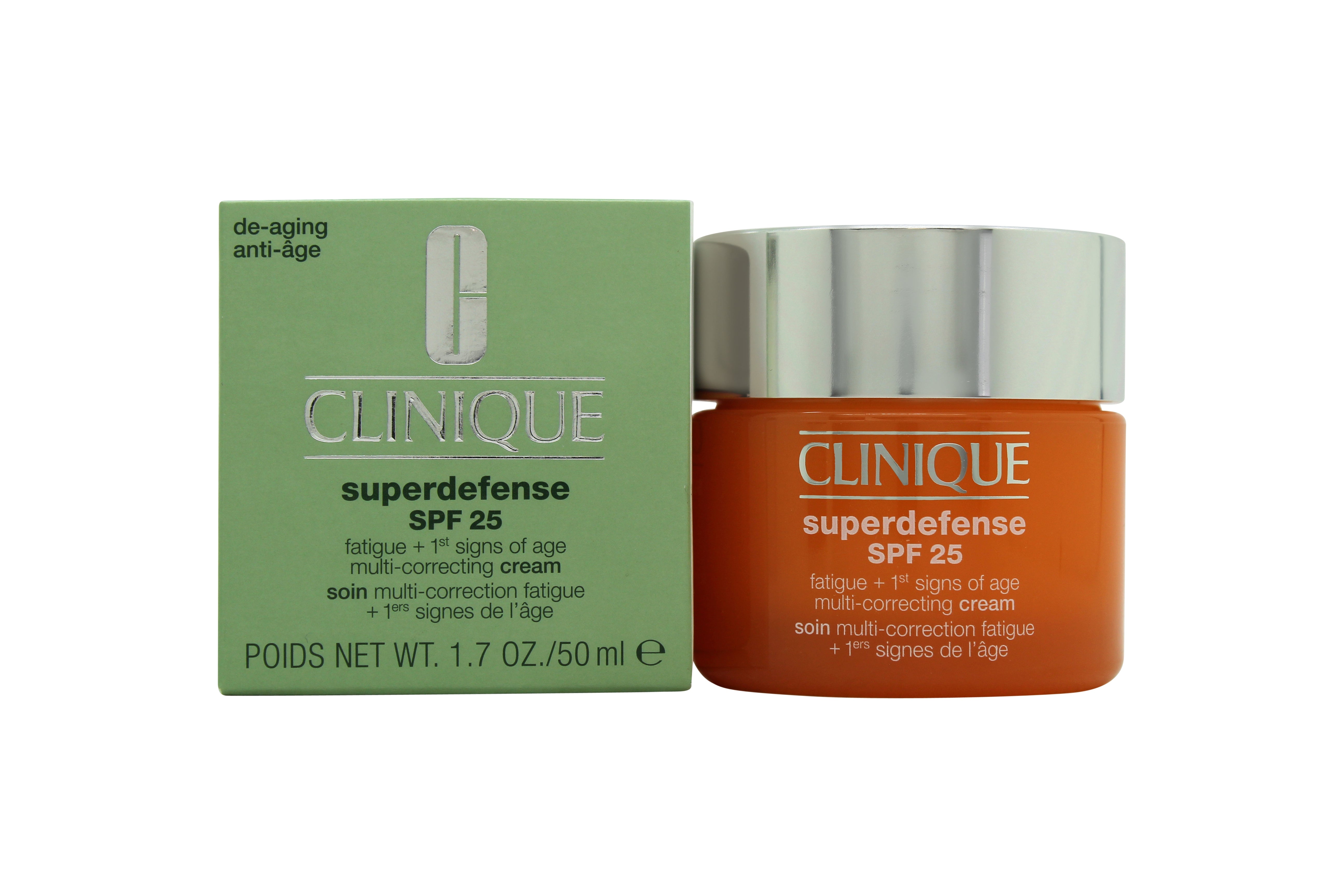 Clinique Superdefense Fatigue + 1st Signs Of Age Multi-Correcting Creme LSF25 50 ml - Sehr Trockene bis Trockene Mischhaut
