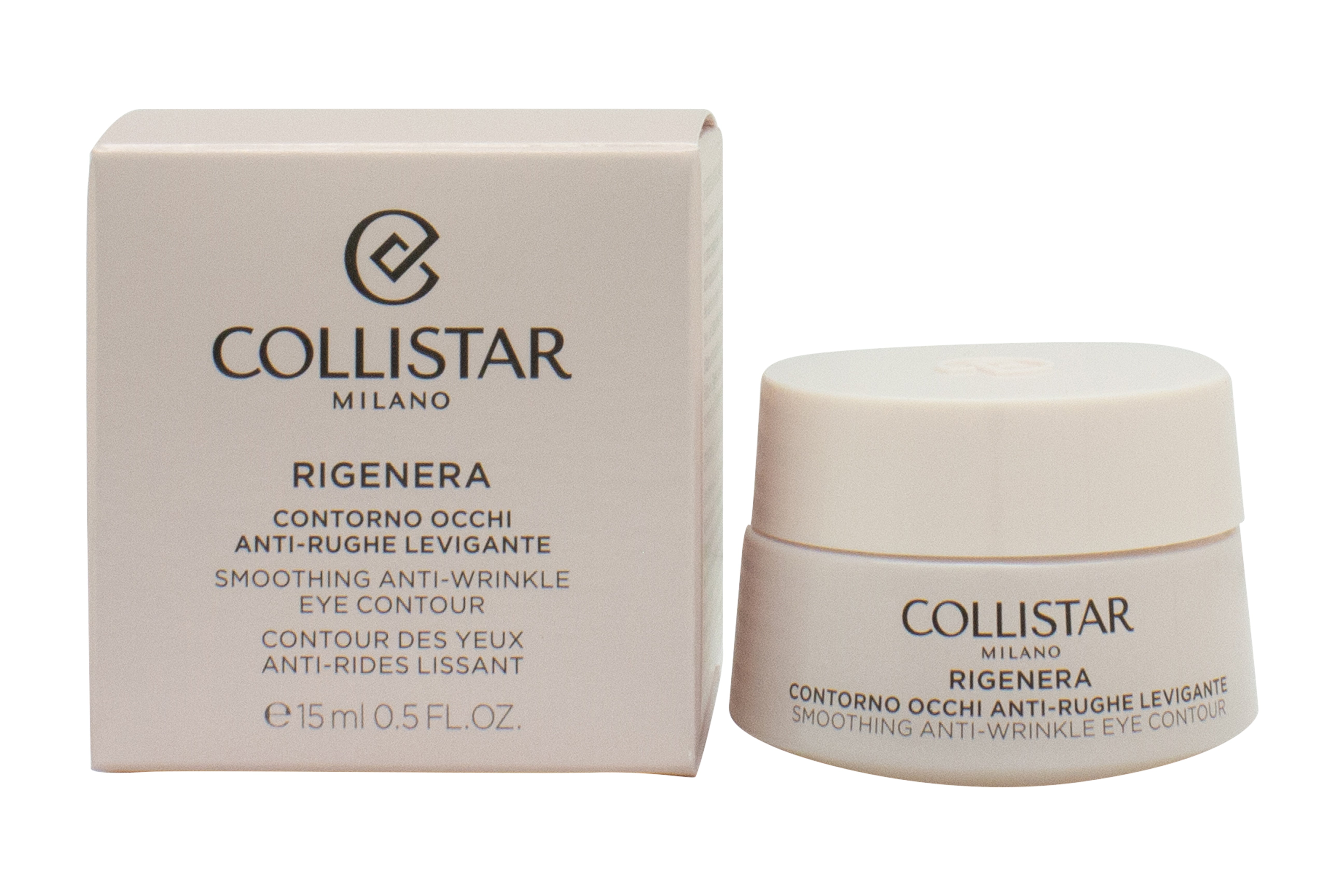 Collistar Rigenera Smoothing Anti-Wrinkle Eye Contour Oogcrème 15ml