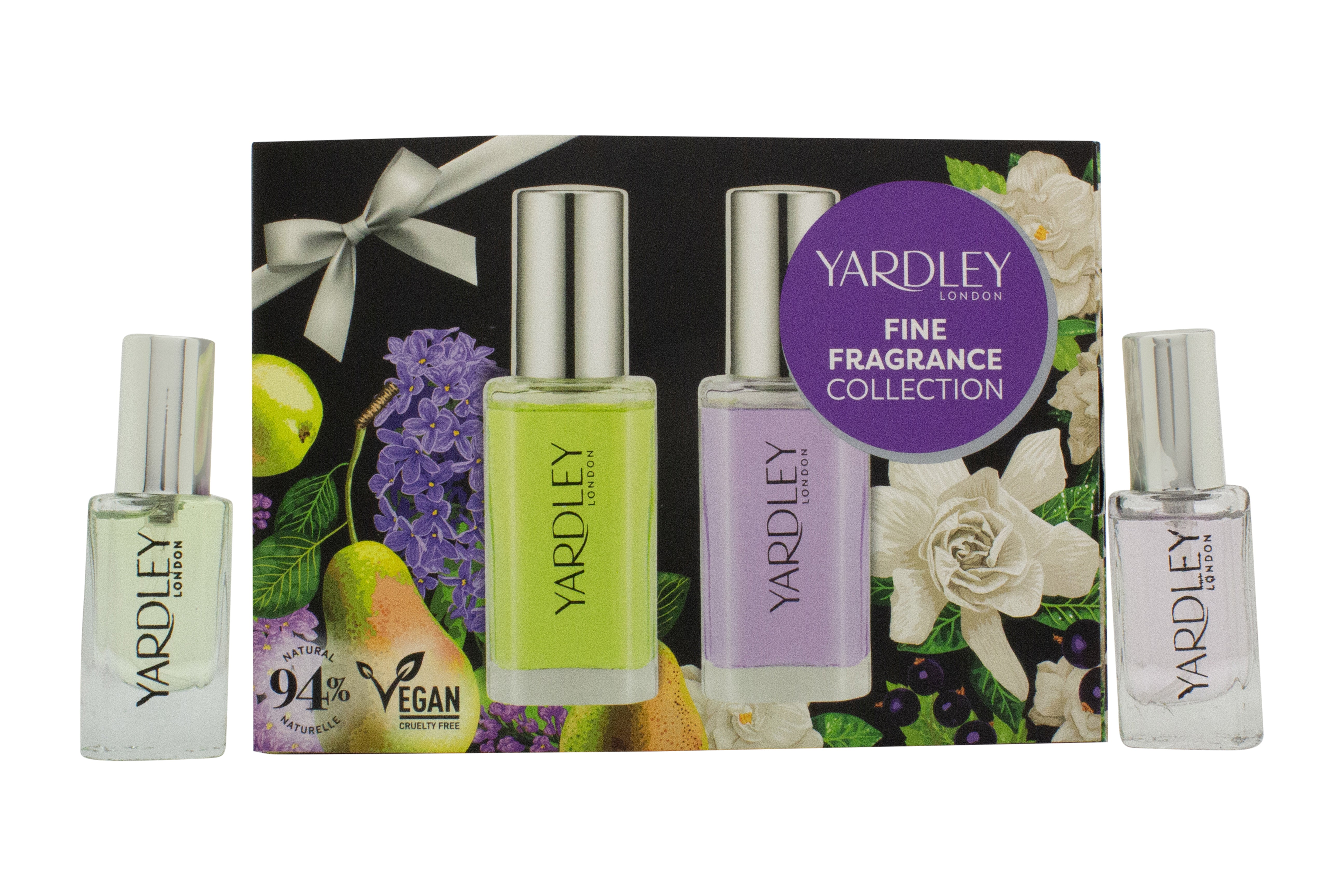Yardley Fine Fragrance Collection Geschenkset 10ml Lilac & Pear EDT + 10ml Gardenia & Cassis EDT