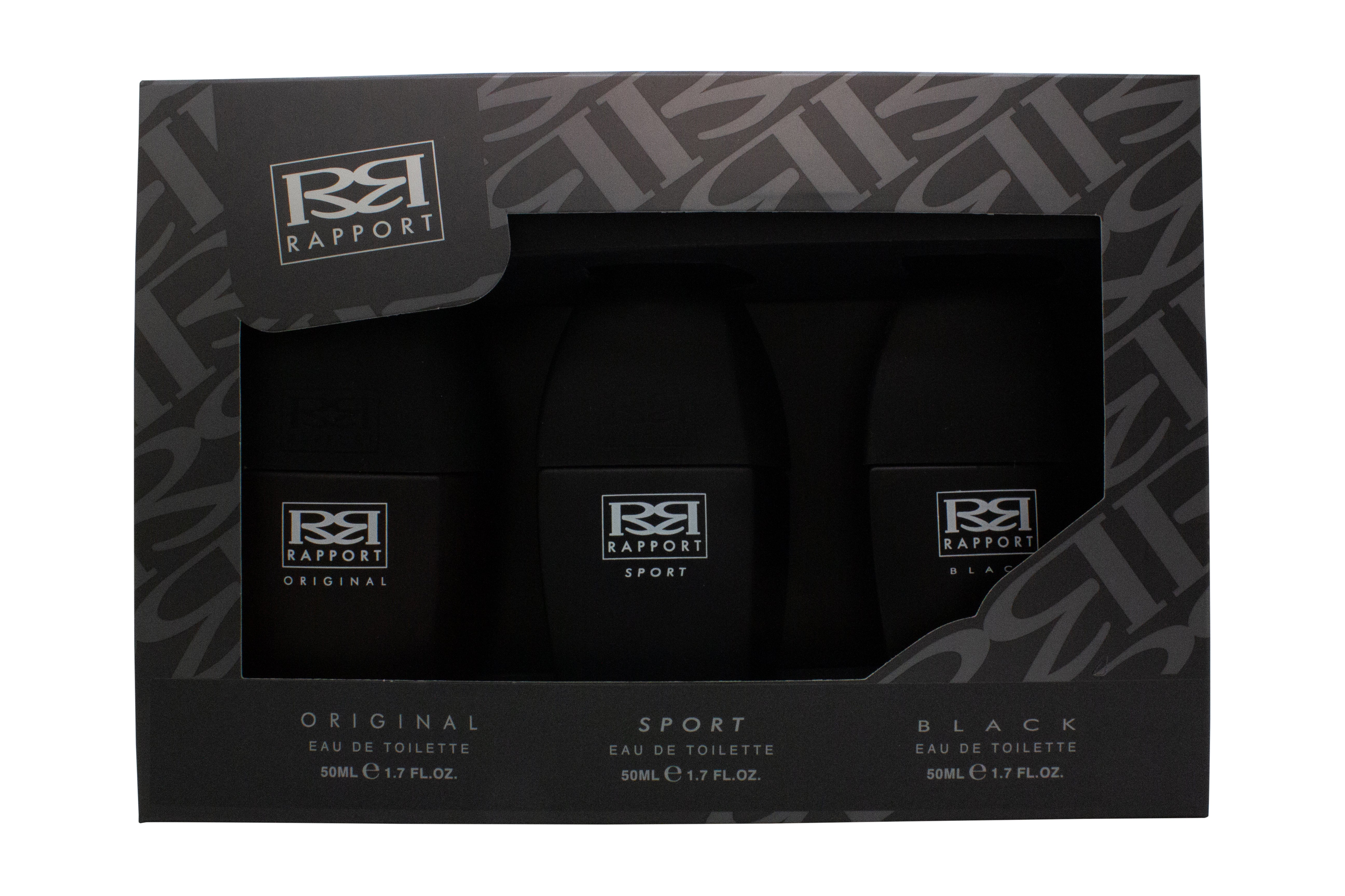 Dana Rapport Geschenkset 50ml Original EDT + 50ml Sport EDT + 50ml Black EDT