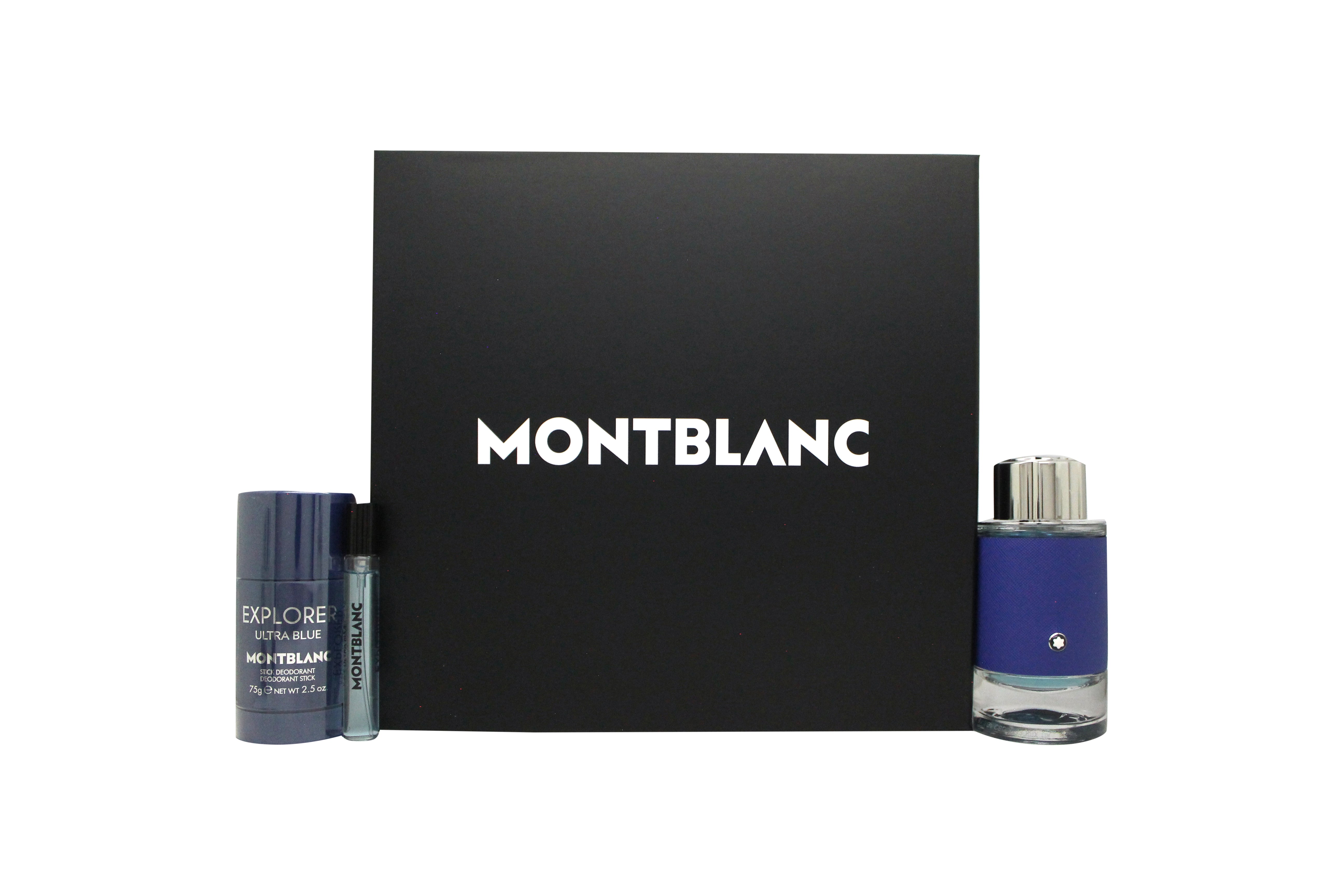 Mont Blanc Explorer Ultra Blue Geschenkset 100 ml EDP + 75 g Deodorant Stick + 7.5 ml EDP