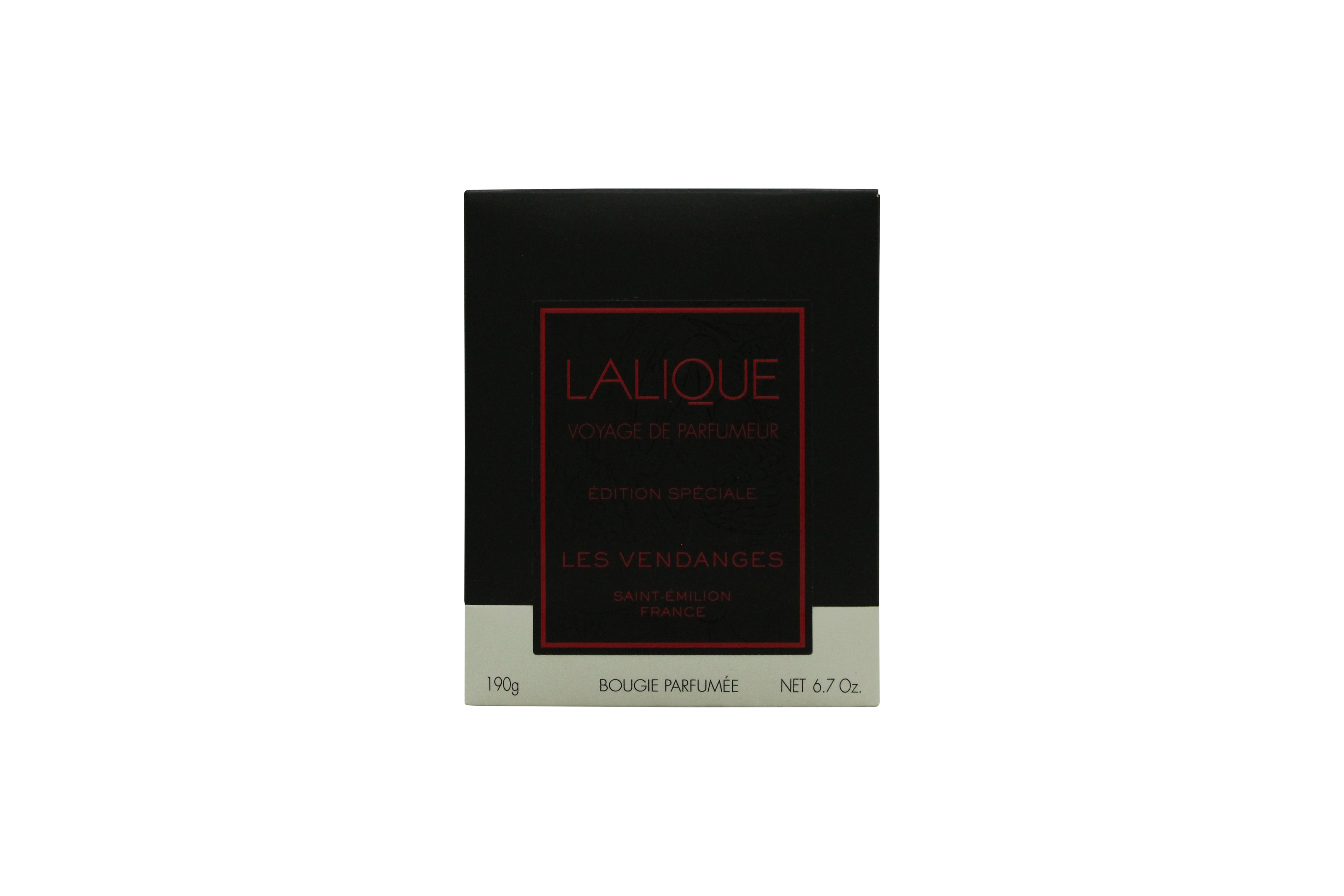Lalique Kaars 190g - Les Vendanges Saint-Emilion