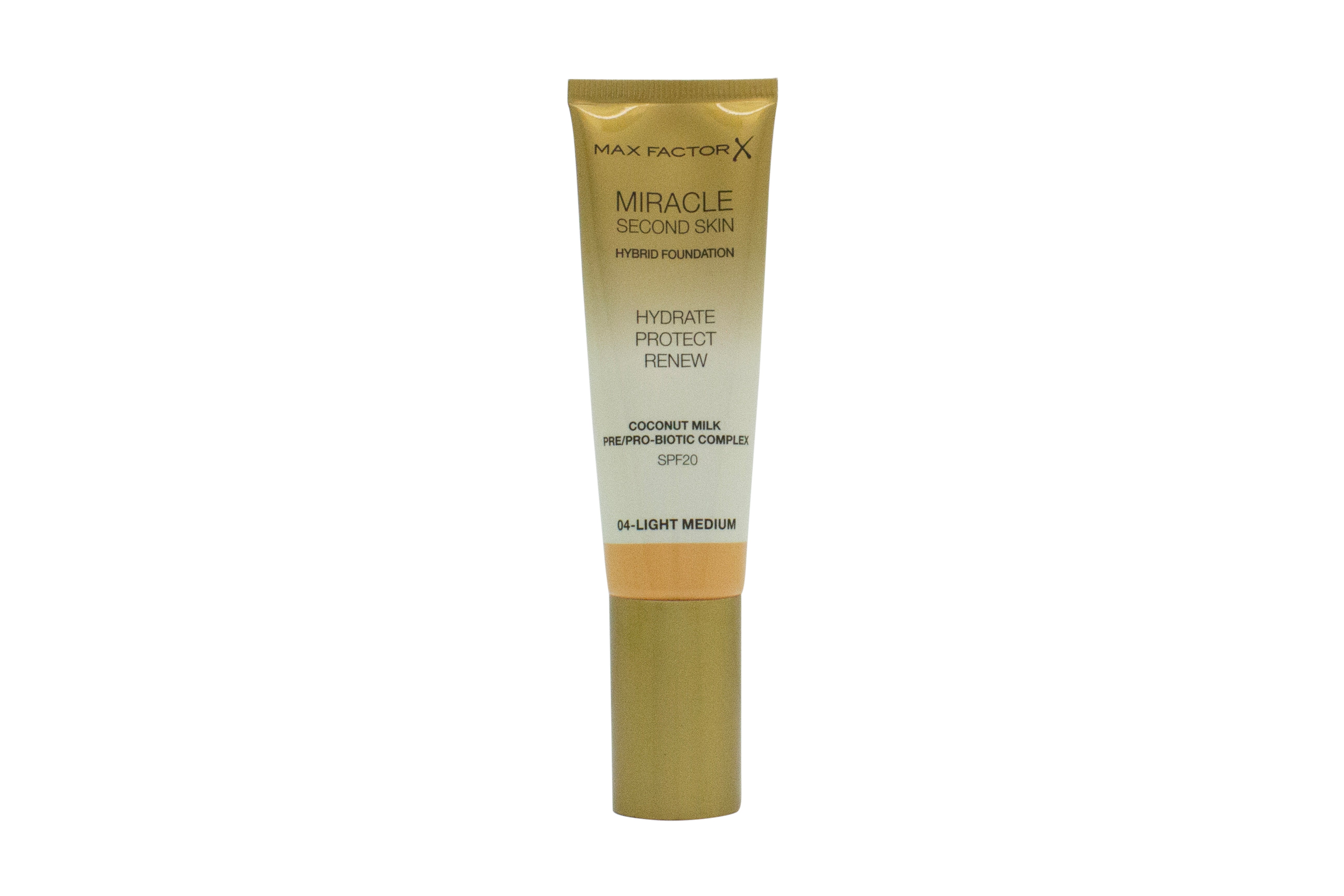 Max Factor Miracle Touch Second Skin Foundation SPF20 30ml - 4 Light Medium